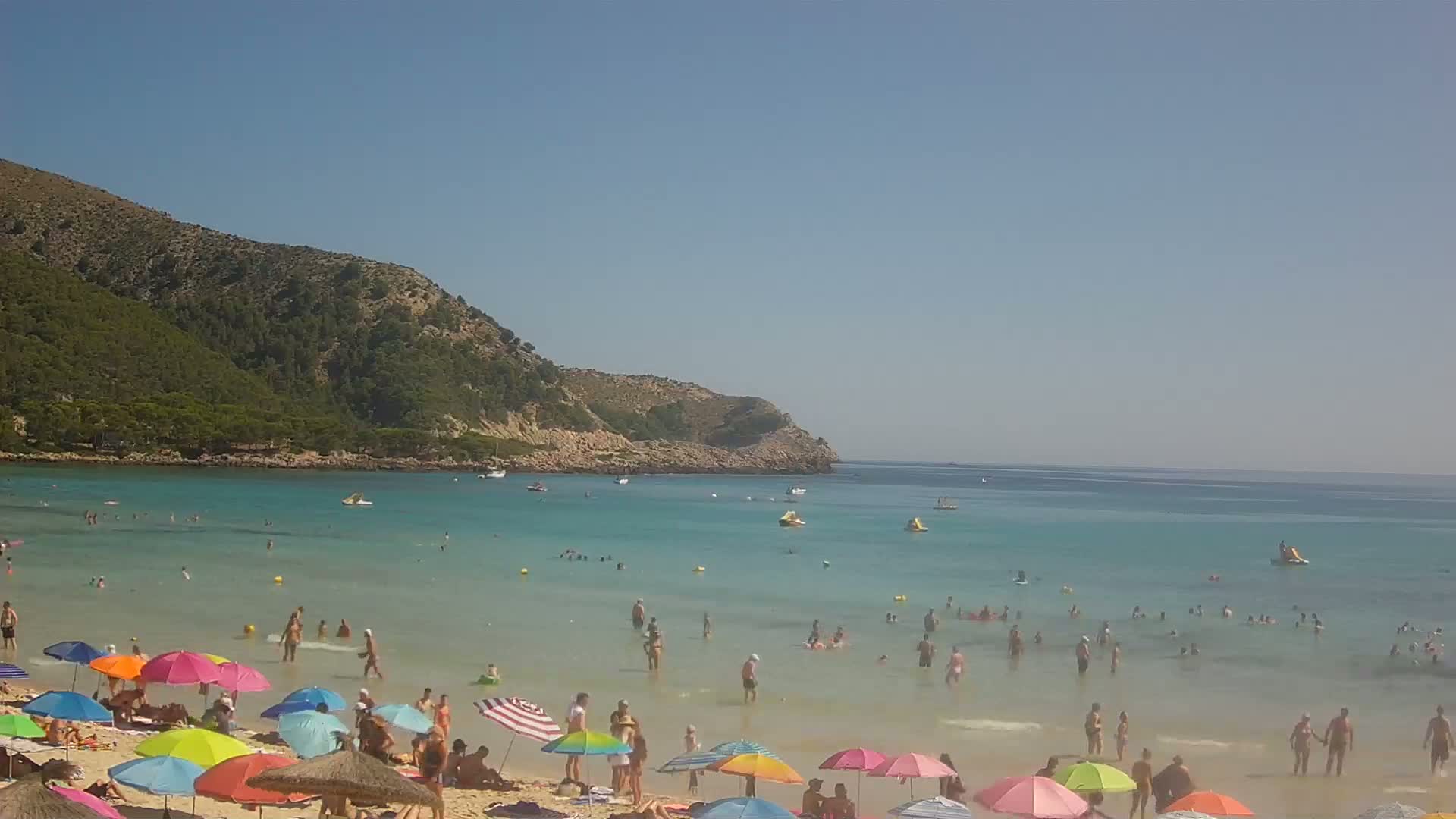 Capdepera, (Platja) Playa Cala Agulla Beach Live Cam - Mallorca, Balearic Islands, Spain