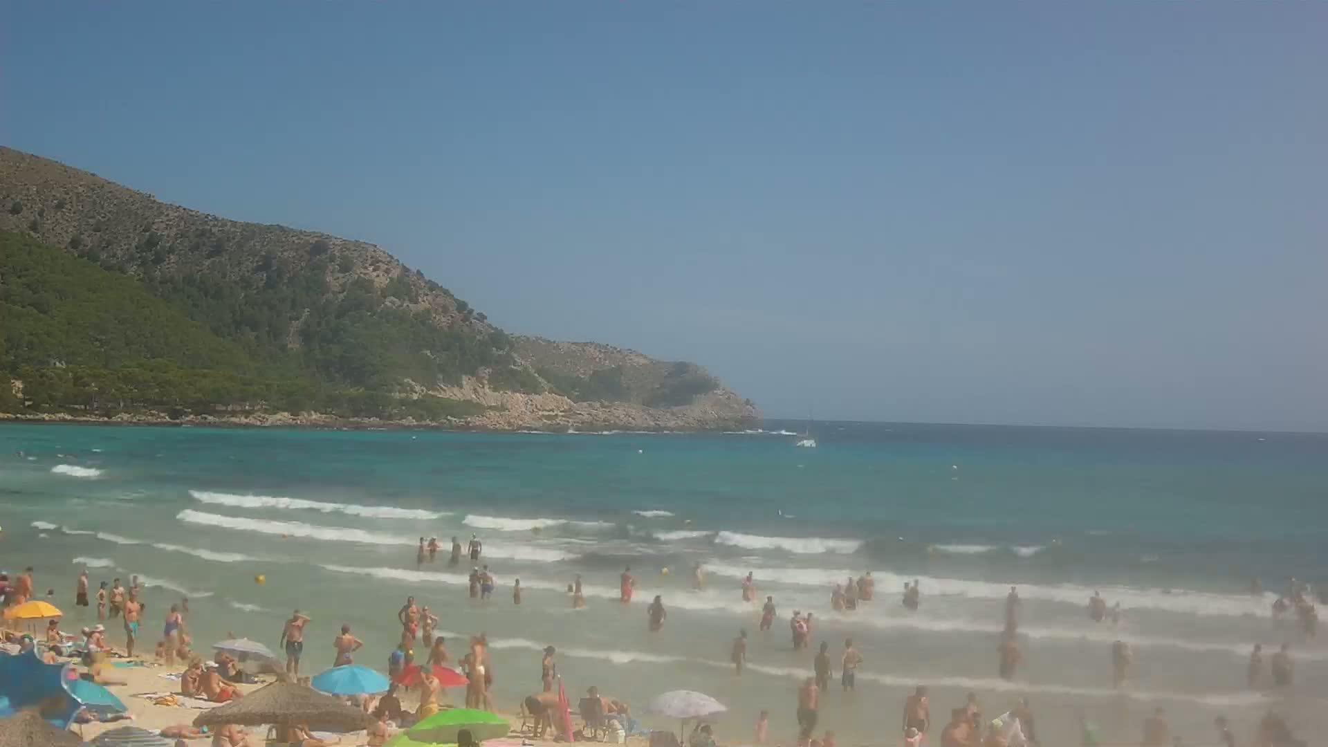 Capdepera, (Platja) Playa Cala Agulla Beach Live Cam - Mallorca, Balearic Islands, Spain