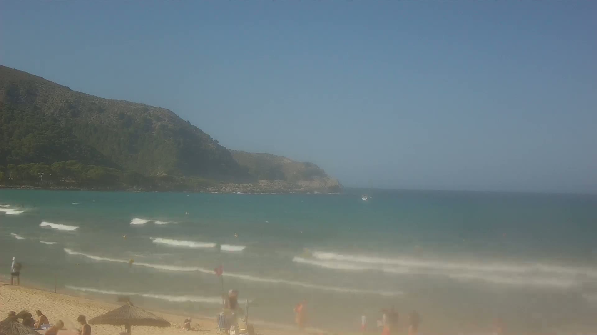 Capdepera, (Platja) Playa Cala Agulla Beach Live Cam - Mallorca, Balearic Islands, Spain