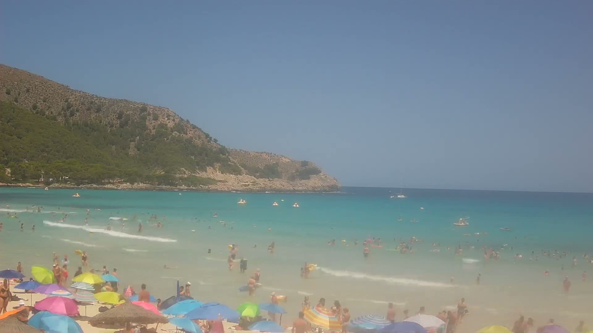 Capdepera, (Platja) Playa Cala Agulla Beach Live Cam - Mallorca, Balearic Islands, Spain