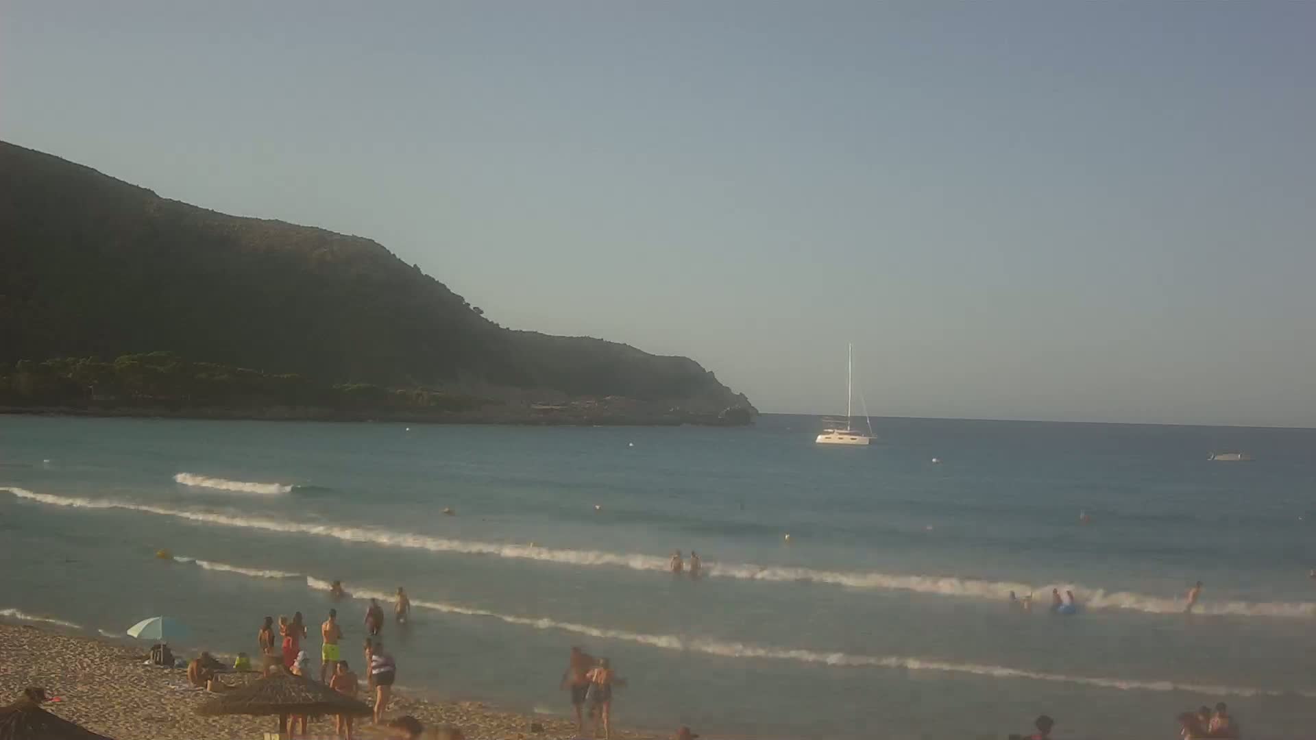 Capdepera, (Platja) Playa Cala Agulla Beach Live Cam - Mallorca, Balearic Islands, Spain
