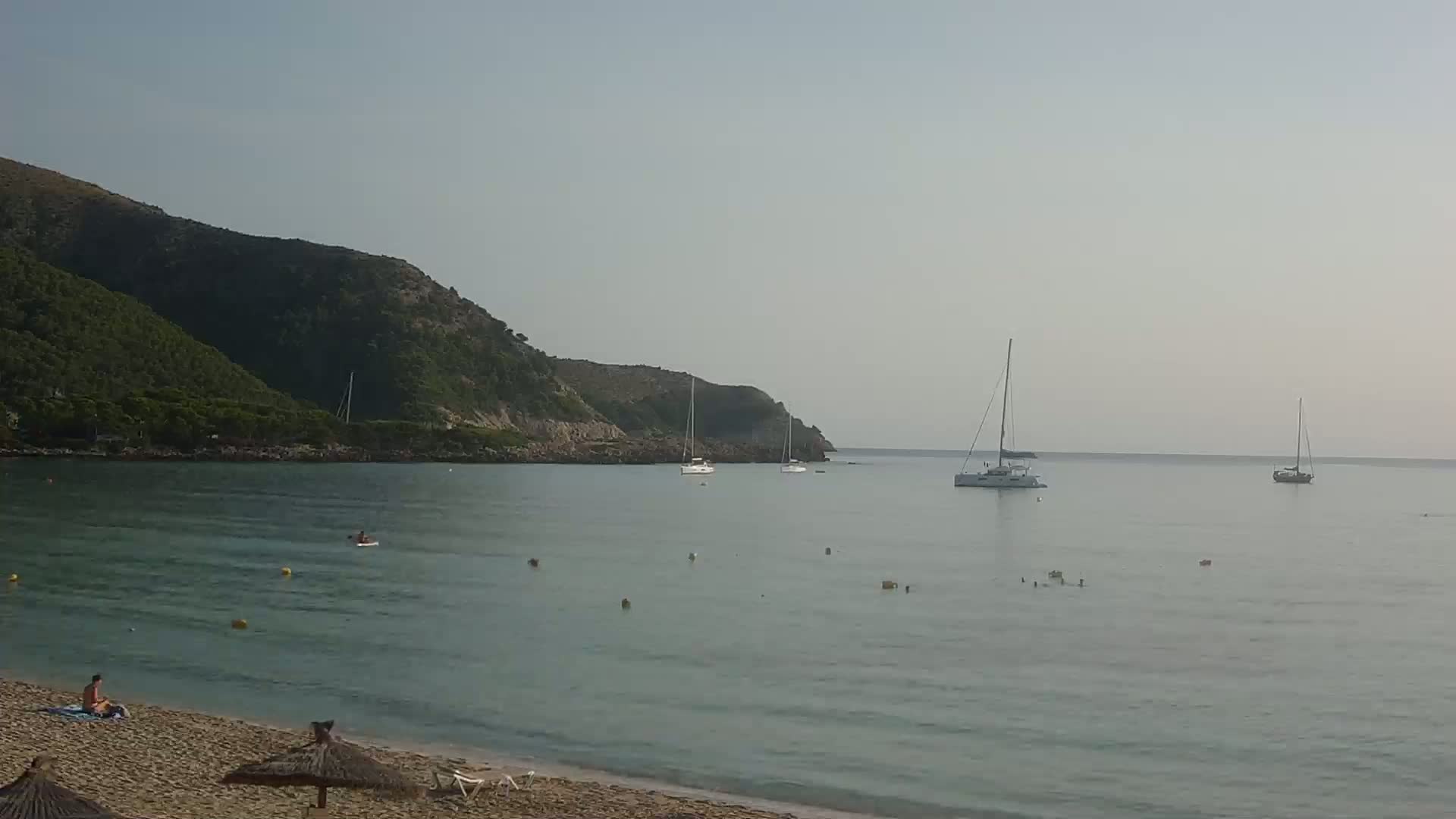 Capdepera, (Platja) Playa Cala Agulla Beach Live Cam - Mallorca, Balearic Islands, Spain