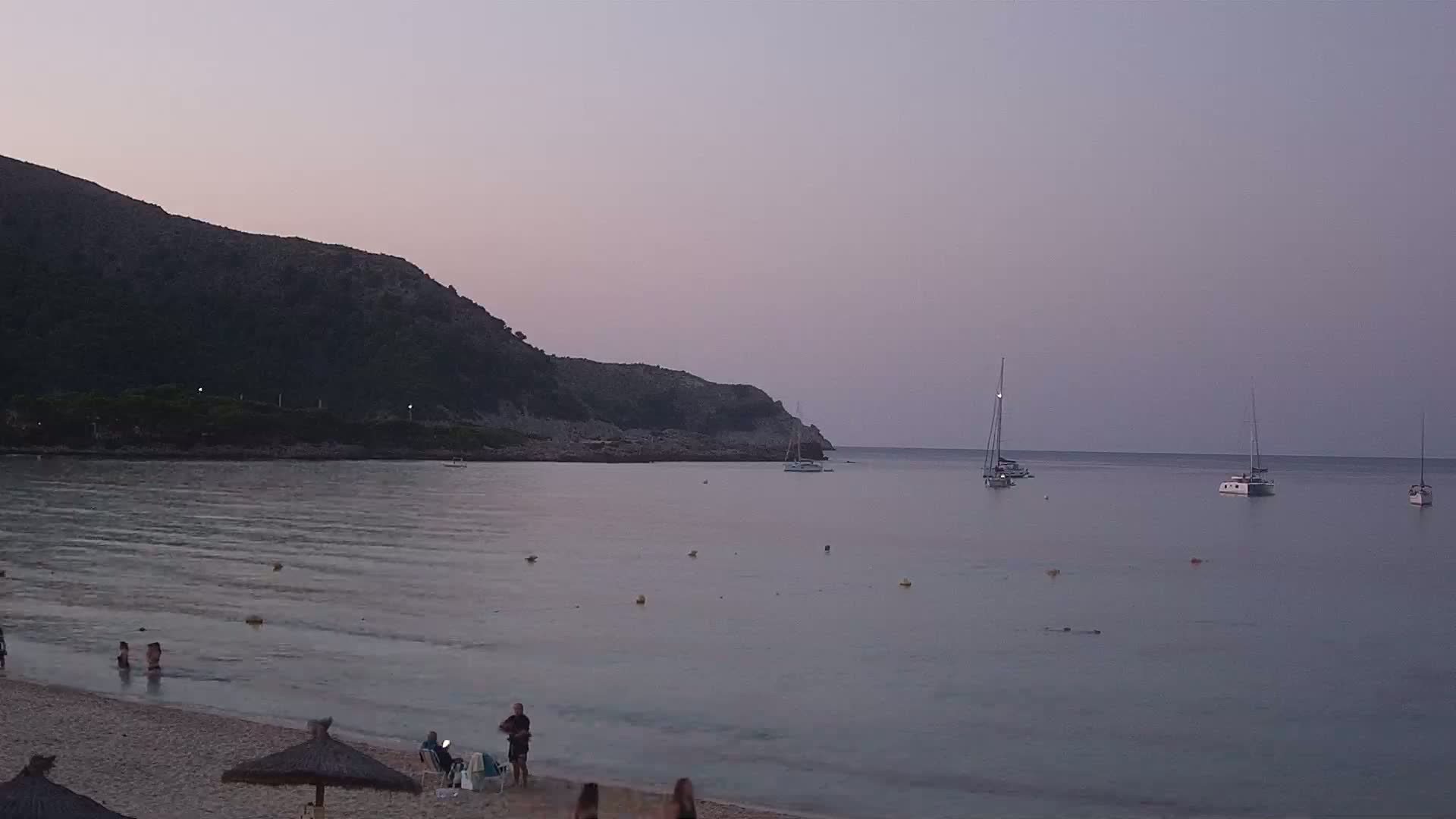 Capdepera, (Platja) Playa Cala Agulla Beach Live Cam - Mallorca, Balearic Islands, Spain