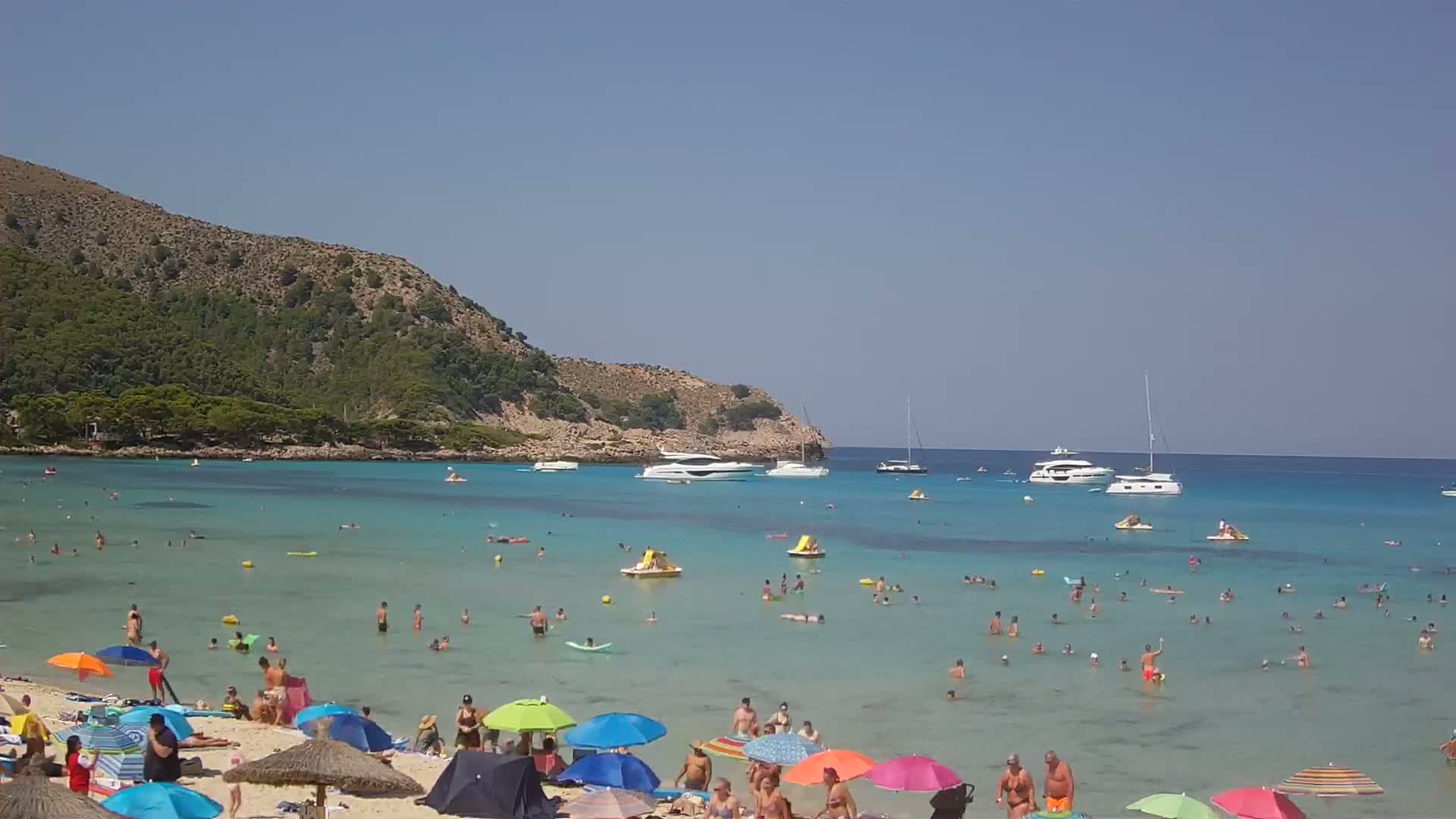 Capdepera, (Platja) Playa Cala Agulla Beach Live Cam - Mallorca, Balearic Islands, Spain