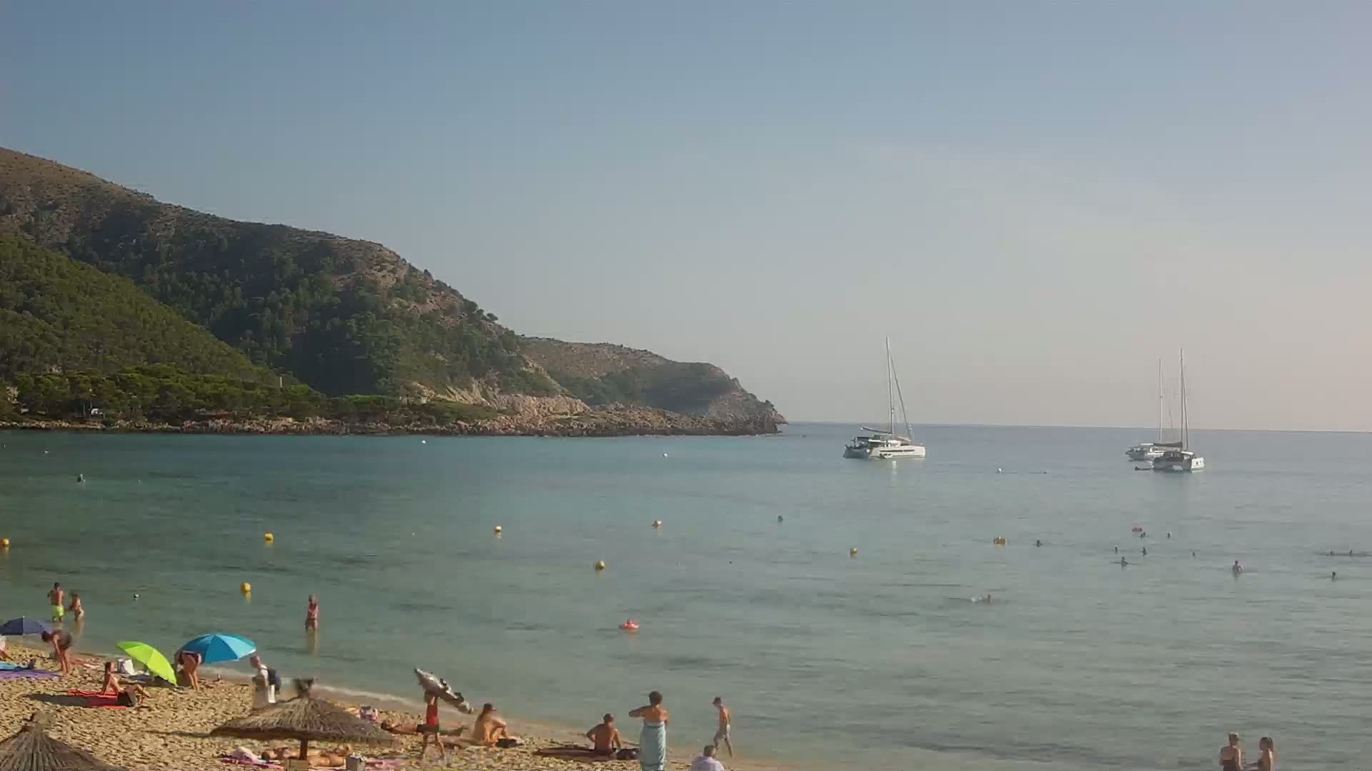 Capdepera, (Platja) Playa Cala Agulla Beach Live Cam - Mallorca, Balearic Islands, Spain