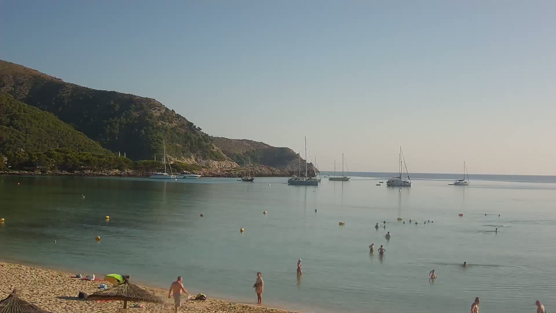 Capdepera, (Platja) Playa Cala Agulla Beach Live Cam - Mallorca, Balearic Islands, Spain
