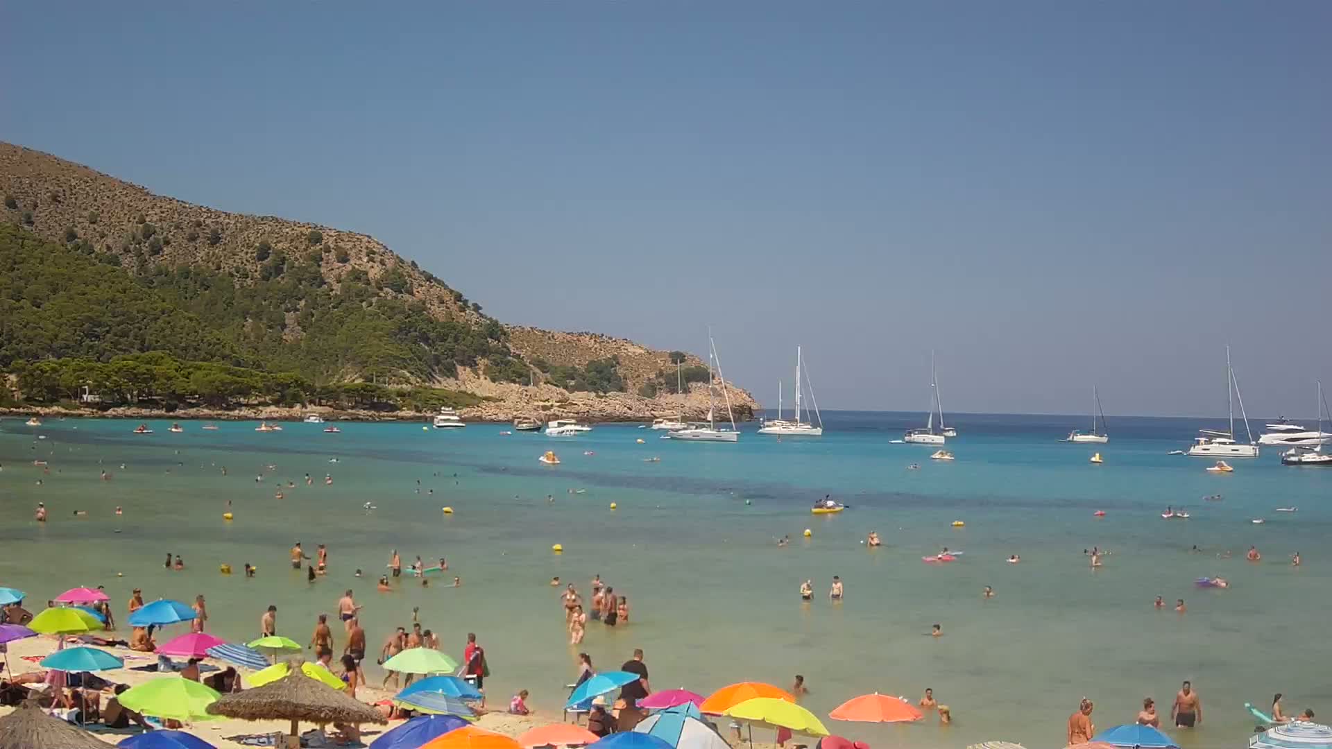 Capdepera, (Platja) Playa Cala Agulla Beach Live Cam - Mallorca, Balearic Islands, Spain