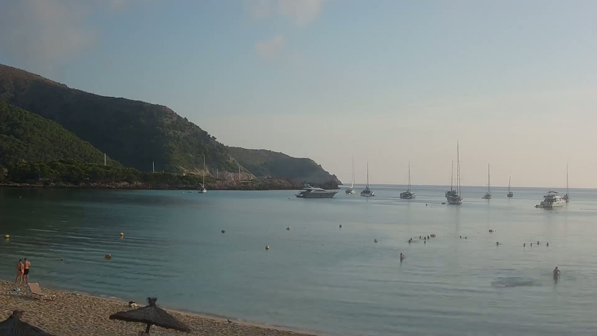 Capdepera, (Platja) Playa Cala Agulla Beach Live Cam - Mallorca, Balearic Islands, Spain