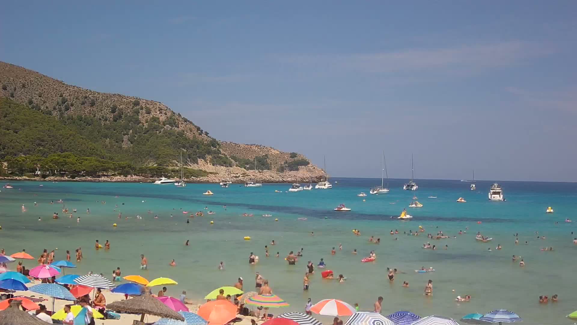 Capdepera, (Platja) Playa Cala Agulla Beach Live Cam - Mallorca, Balearic Islands, Spain