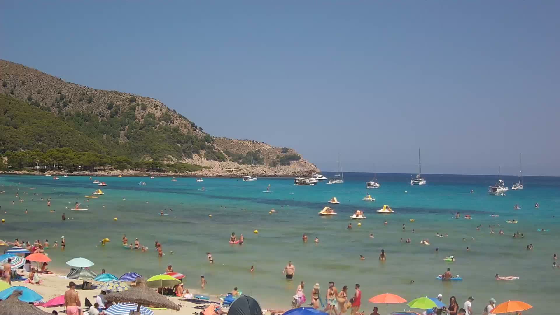 Capdepera, (Platja) Playa Cala Agulla Beach Live Cam - Mallorca, Balearic Islands, Spain