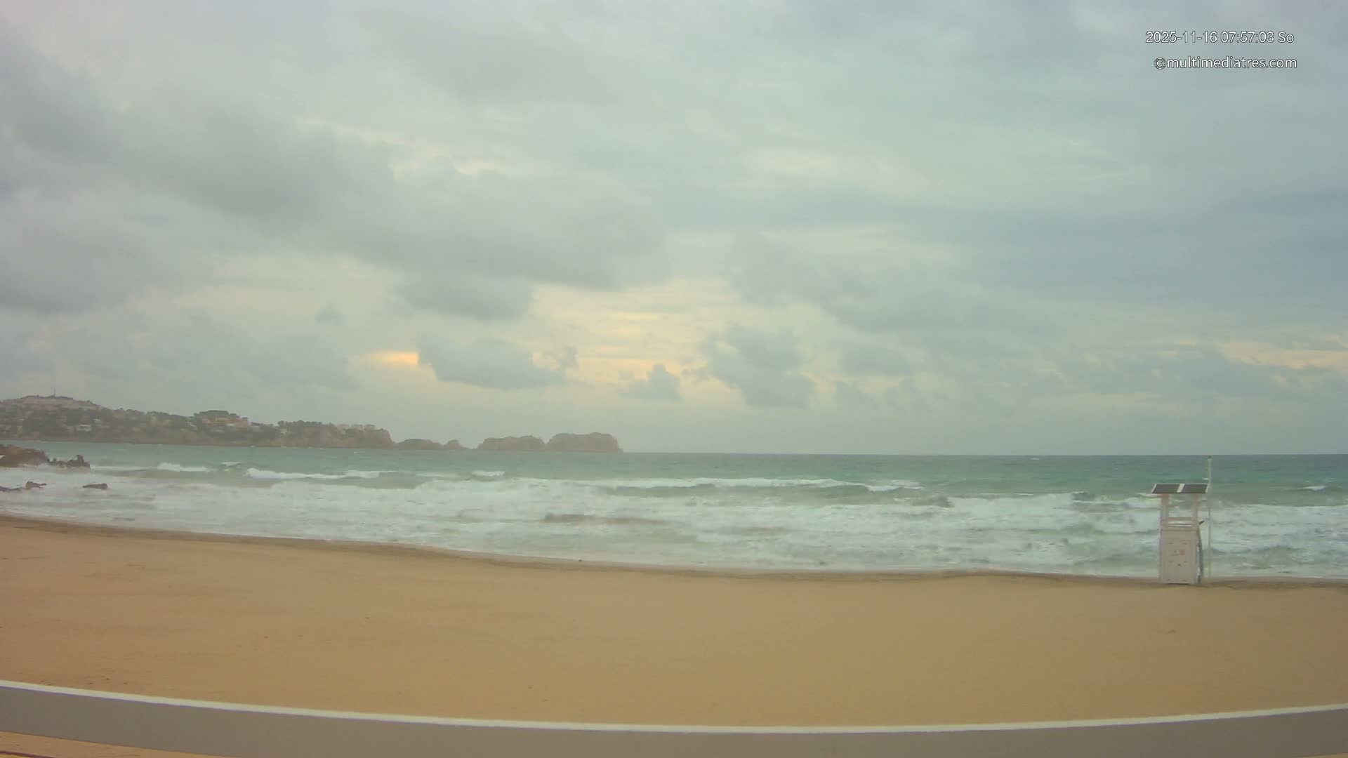 Paguera, (Platja) Gran de Torà Beach South View Live Cam -  Mallorca, Balearic Islands (Islas Baleares), Spain
