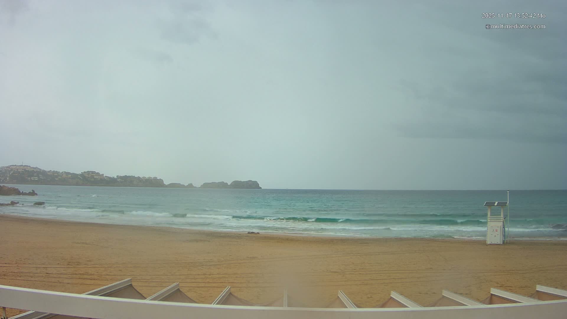 Paguera, (Platja) Gran de Torà Beach South View Live Cam -  Mallorca, Balearic Islands (Islas Baleares), Spain