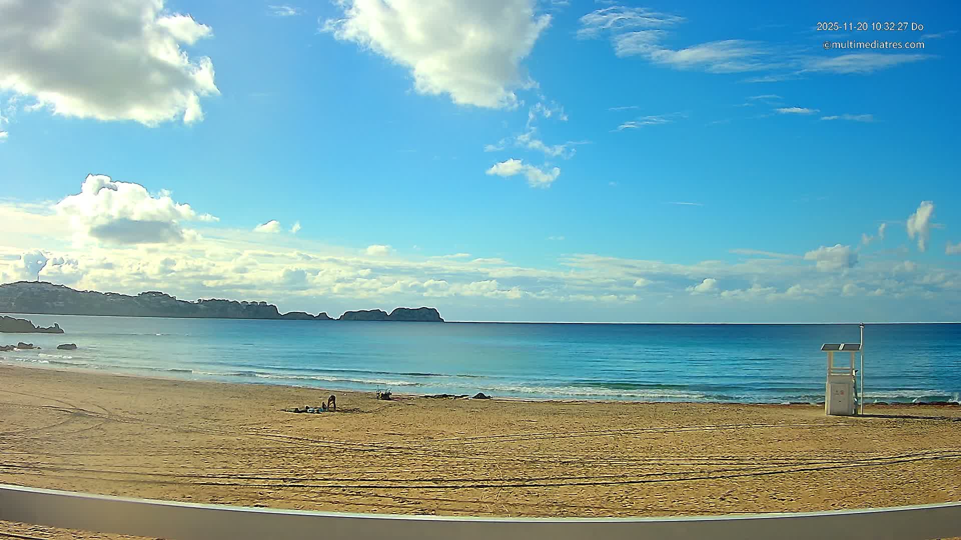 Paguera, (Platja) Gran de Torà Beach South View Live Cam -  Mallorca, Balearic Islands (Islas Baleares), Spain