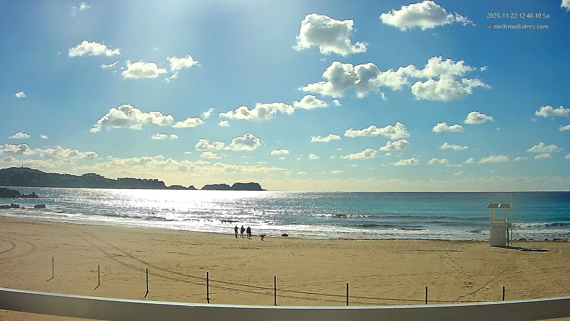 Paguera, (Platja) Gran de Torà Beach South View Live Cam -  Mallorca, Balearic Islands (Islas Baleares), Spain