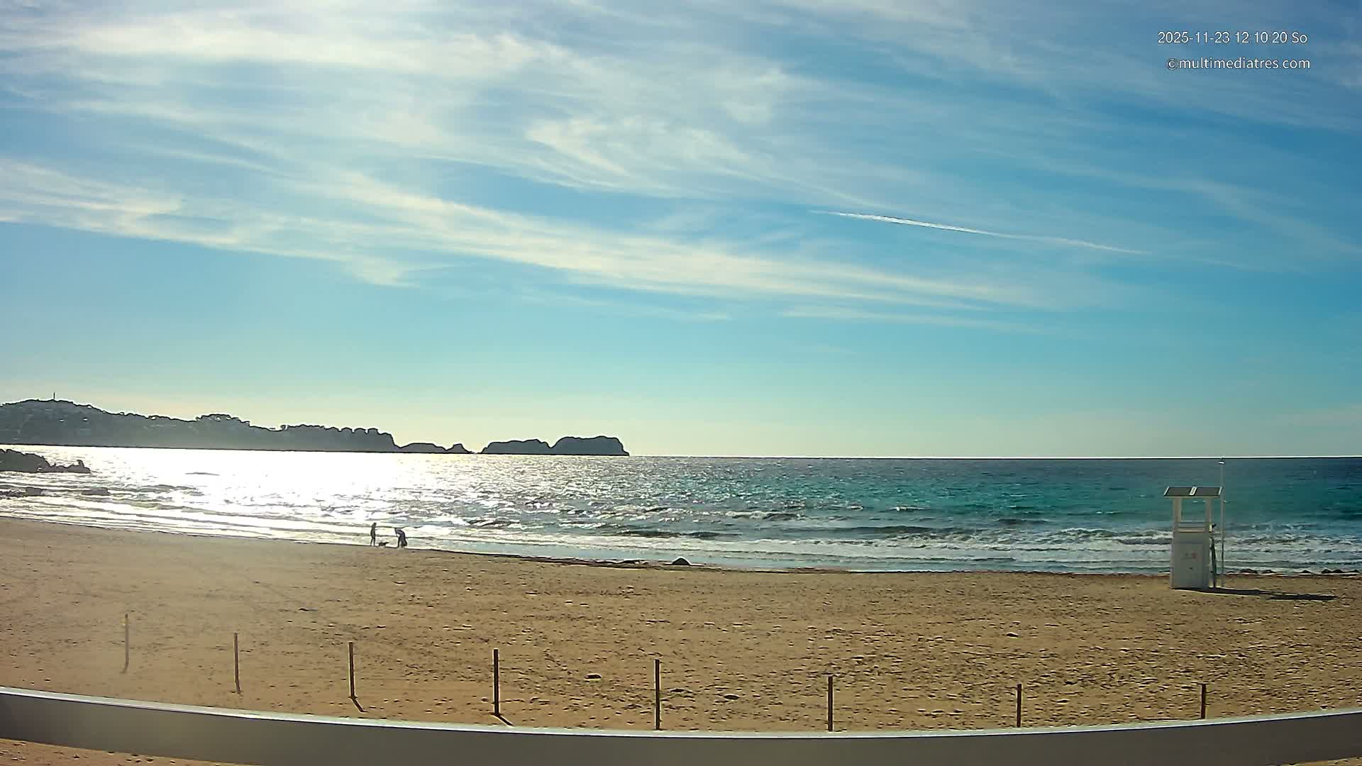 Paguera, (Platja) Gran de Torà Beach South View Live Cam -  Mallorca, Balearic Islands (Islas Baleares), Spain