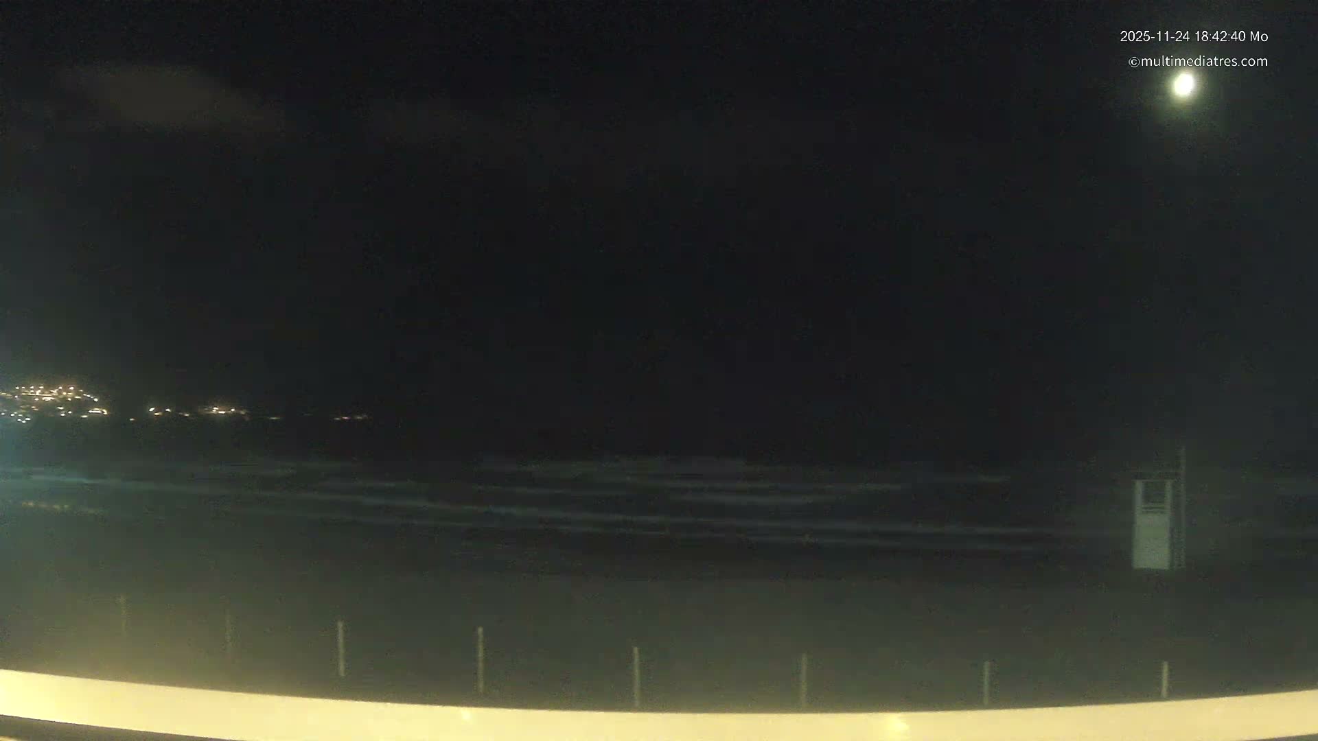 Paguera, (Platja) Gran de Torà Beach South View Live Cam -  Mallorca, Balearic Islands (Islas Baleares), Spain