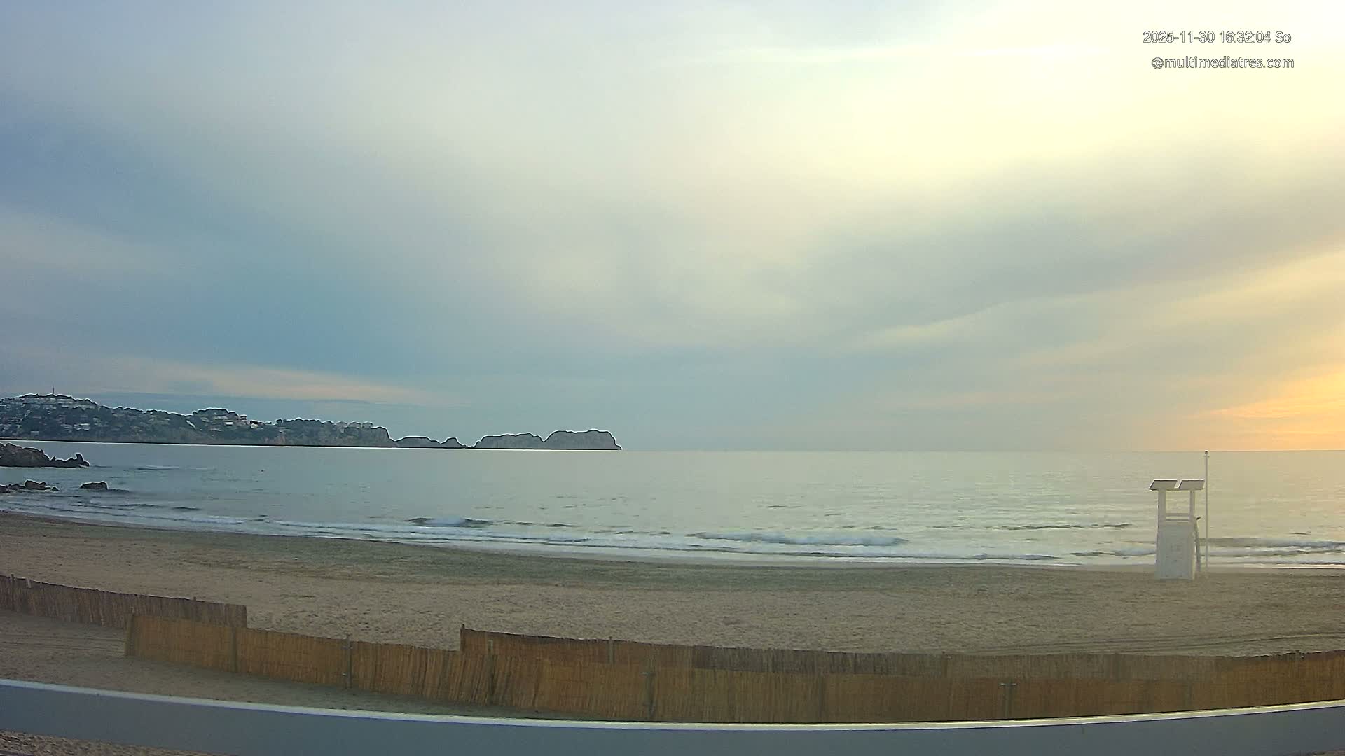 Paguera, (Platja) Gran de Torà Beach South View Live Cam -  Mallorca, Balearic Islands (Islas Baleares), Spain