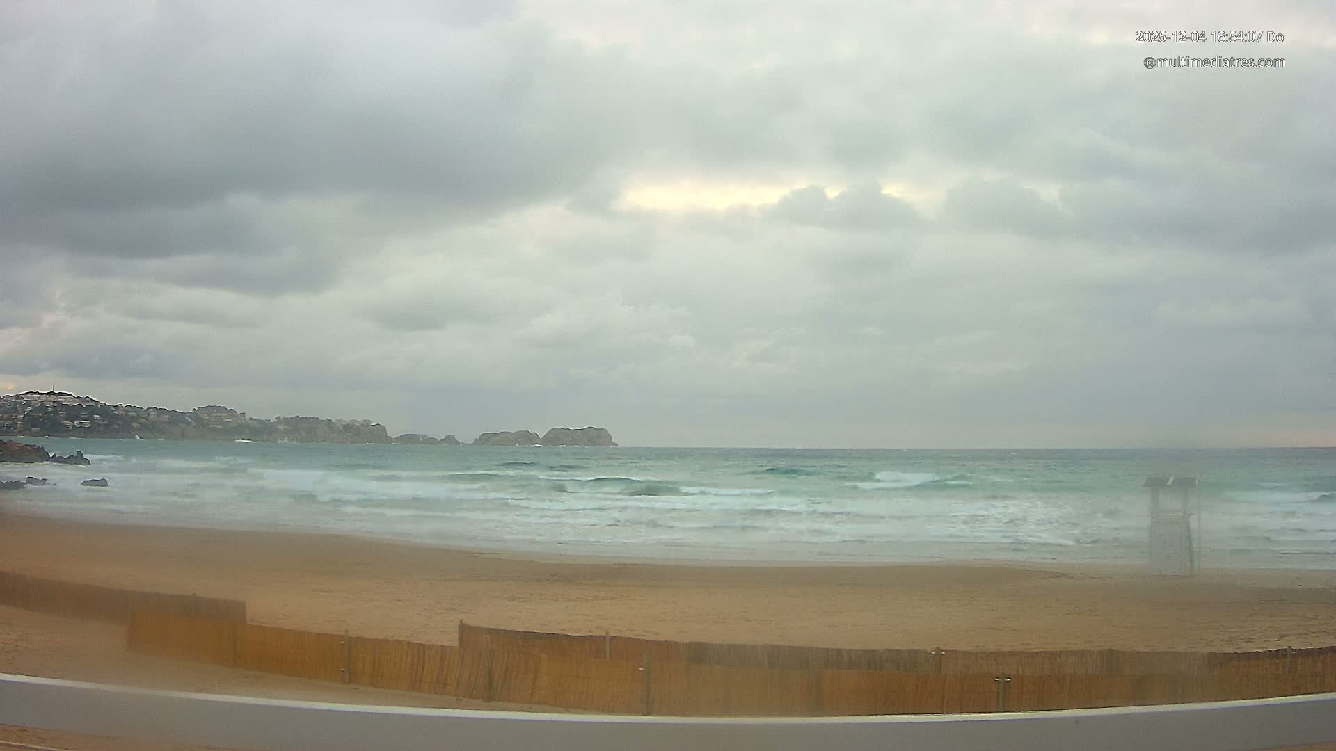 Paguera, (Platja) Gran de Torà Beach South View Live Cam -  Mallorca, Balearic Islands (Islas Baleares), Spain