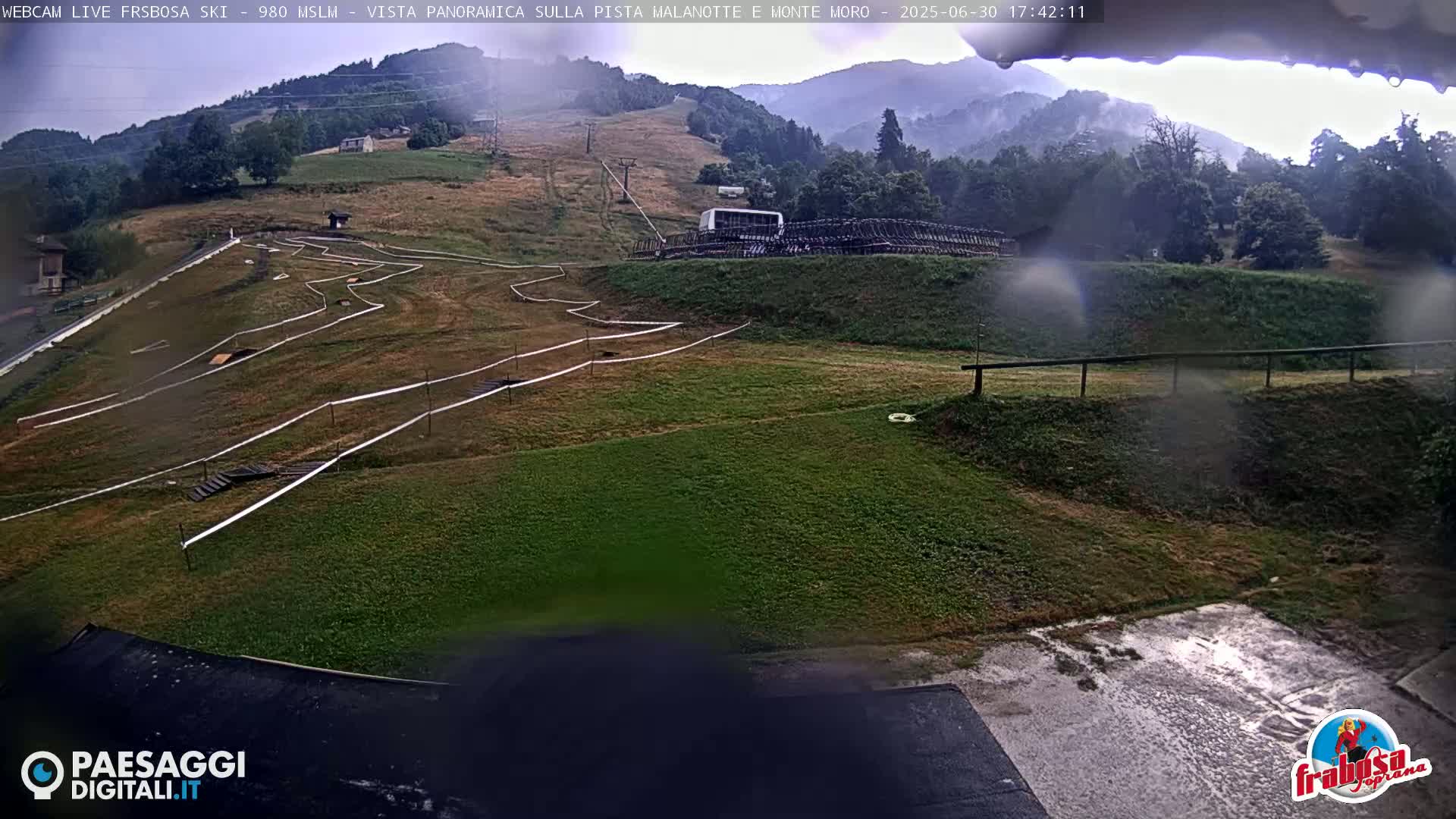 Frabosa , Prato Nevoso Village & Ski Slopes Live Cam - Cuneo, Piedmont, Italy