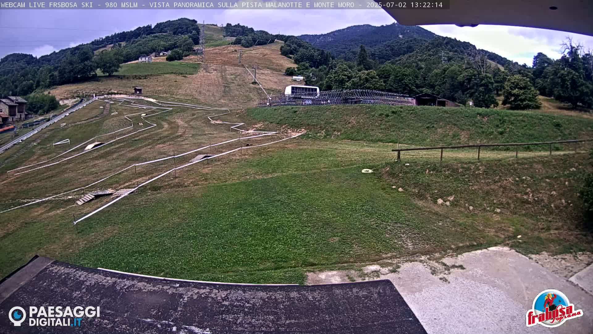 Frabosa , Prato Nevoso Village & Ski Slopes Live Cam - Cuneo, Piedmont, Italy