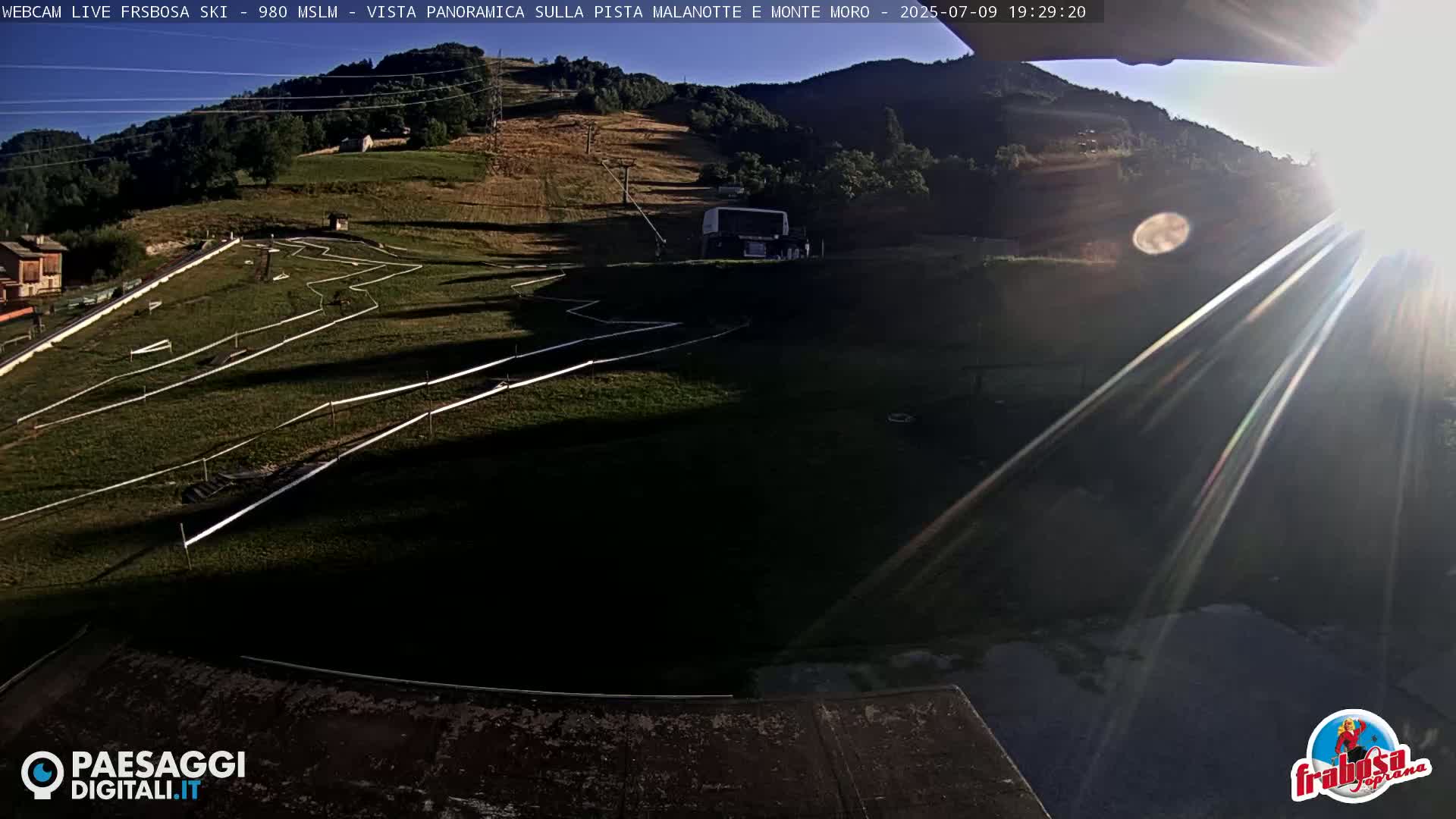 Frabosa , Prato Nevoso Village & Ski Slopes Live Cam - Cuneo, Piedmont, Italy