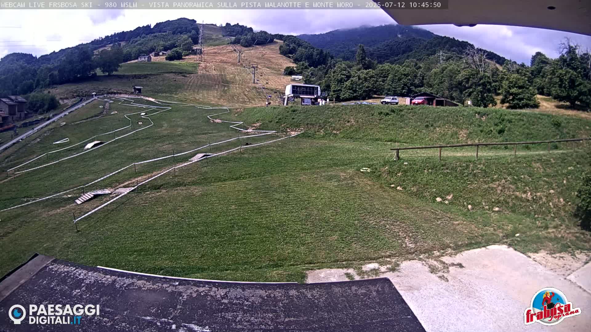 Frabosa , Prato Nevoso Village & Ski Slopes Live Cam - Cuneo, Piedmont, Italy