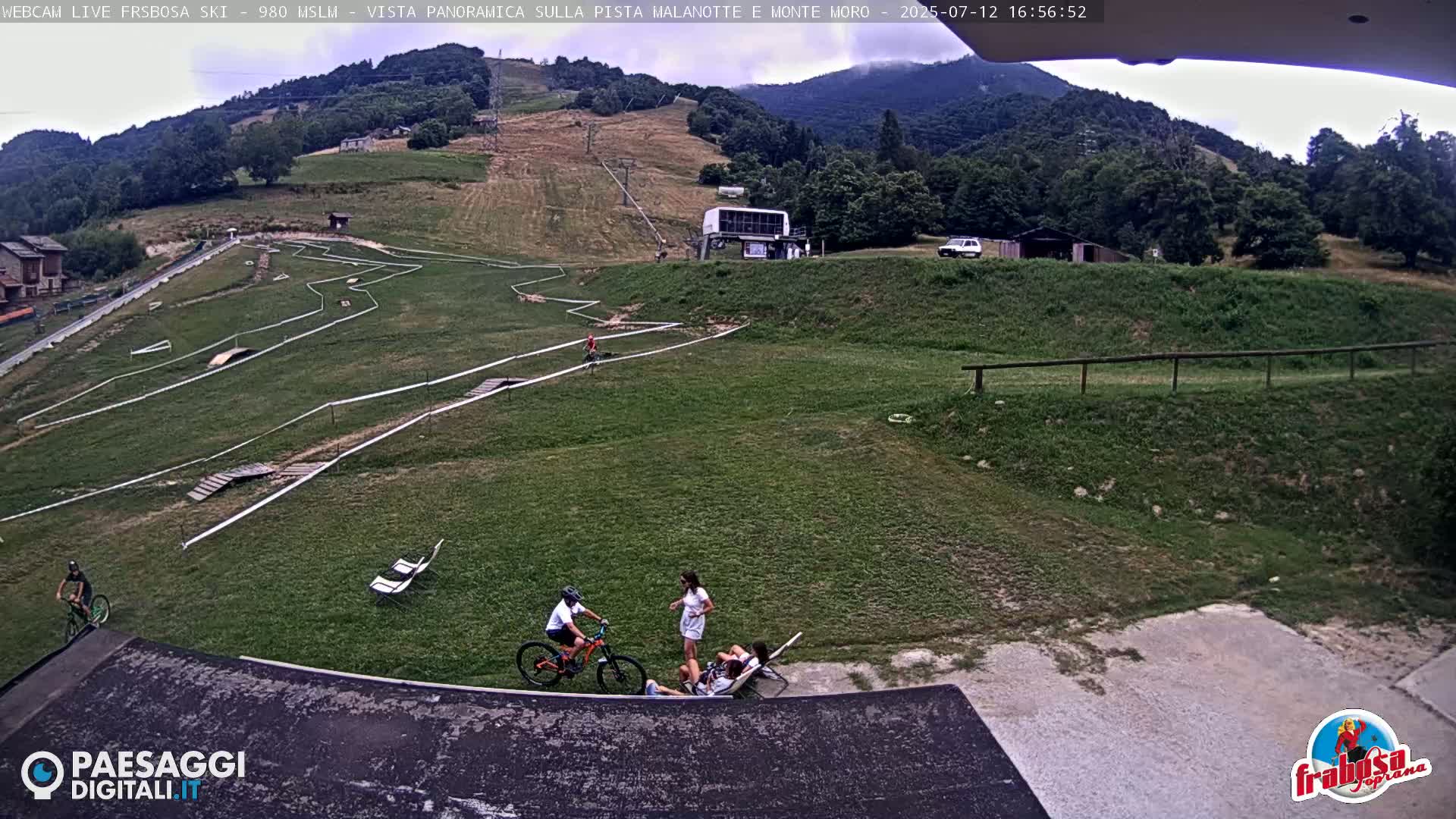 Frabosa , Prato Nevoso Village & Ski Slopes Live Cam - Cuneo, Piedmont, Italy