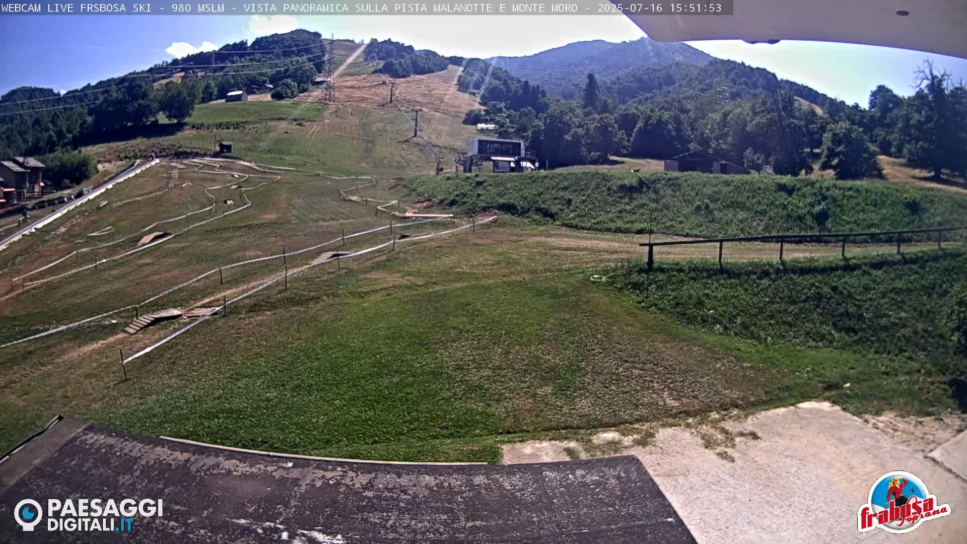 Frabosa , Prato Nevoso Village & Ski Slopes Live Cam - Cuneo, Piedmont, Italy