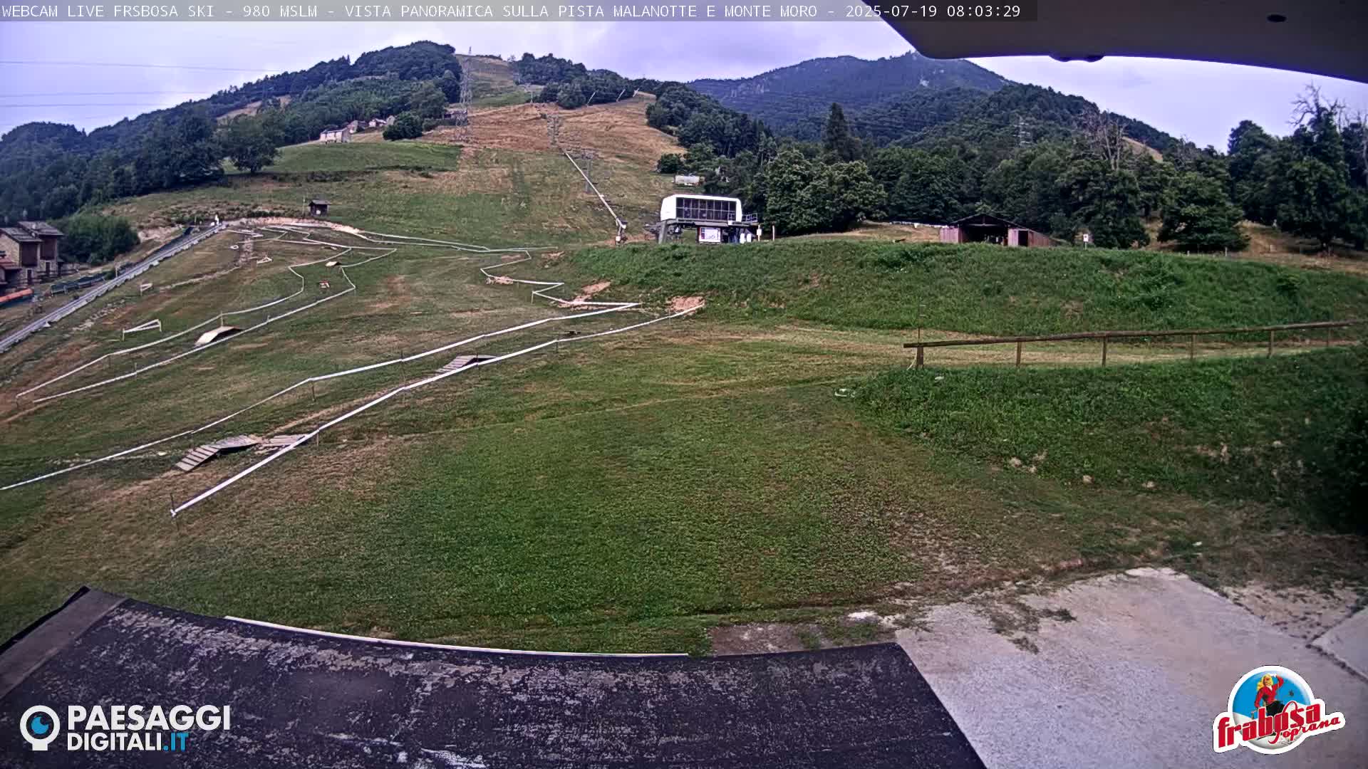 Frabosa , Prato Nevoso Village & Ski Slopes Live Cam - Cuneo, Piedmont, Italy