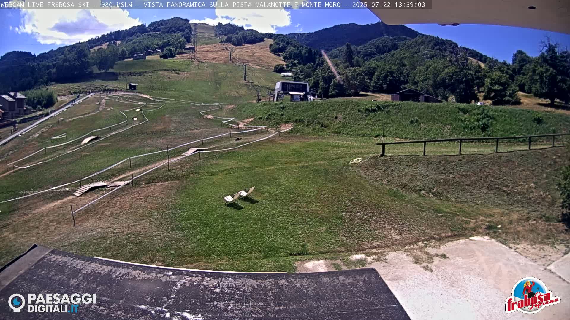 Frabosa , Prato Nevoso Village & Ski Slopes Live Cam - Cuneo, Piedmont, Italy
