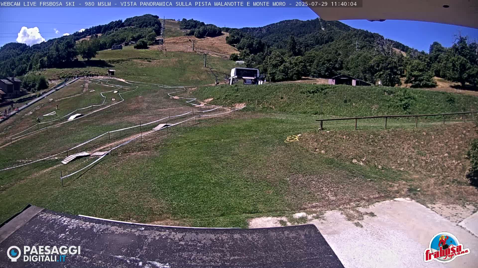 Frabosa , Prato Nevoso Village & Ski Slopes Live Cam - Cuneo, Piedmont, Italy
