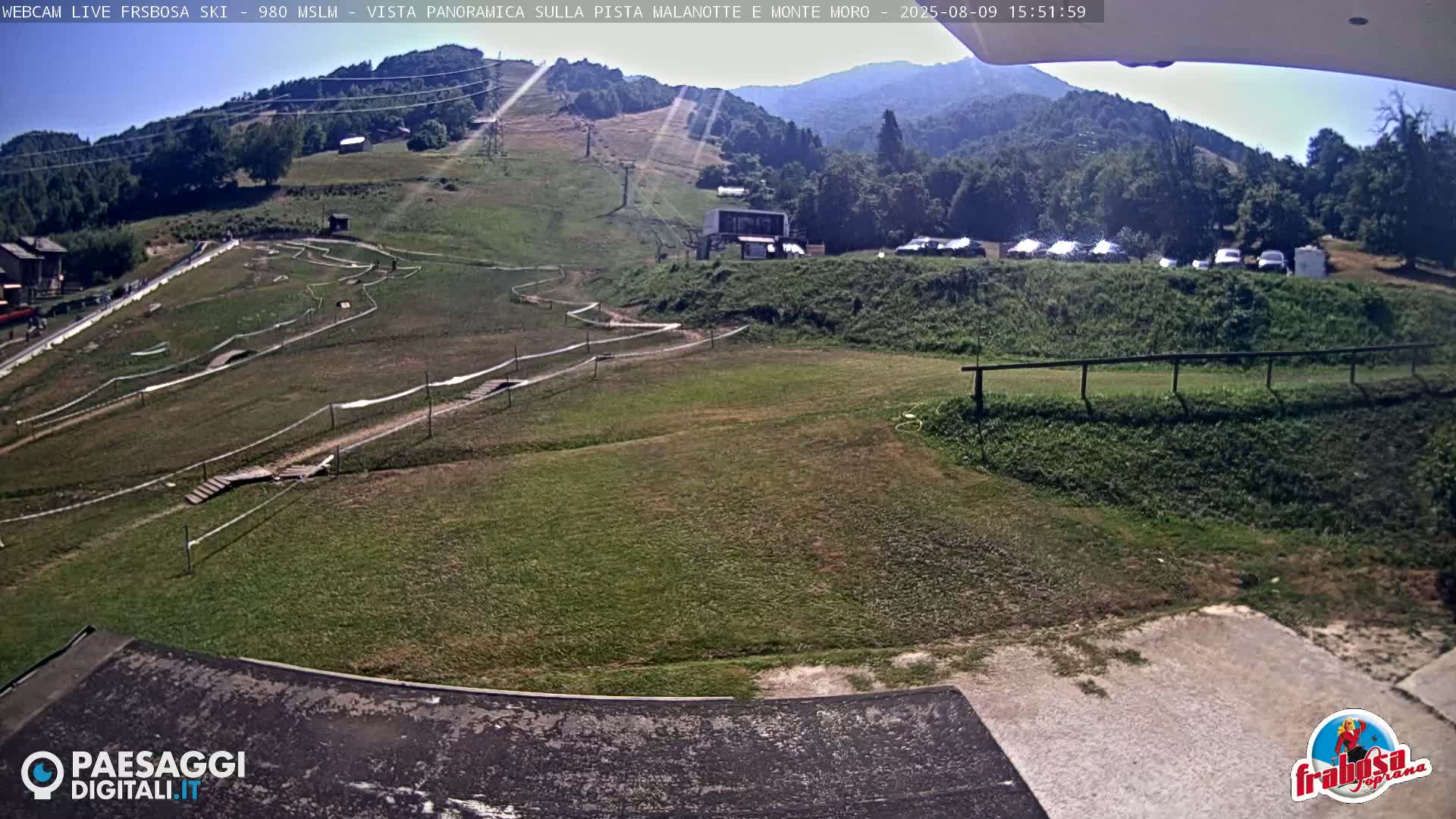 Frabosa , Prato Nevoso Village & Ski Slopes Live Cam - Cuneo, Piedmont, Italy