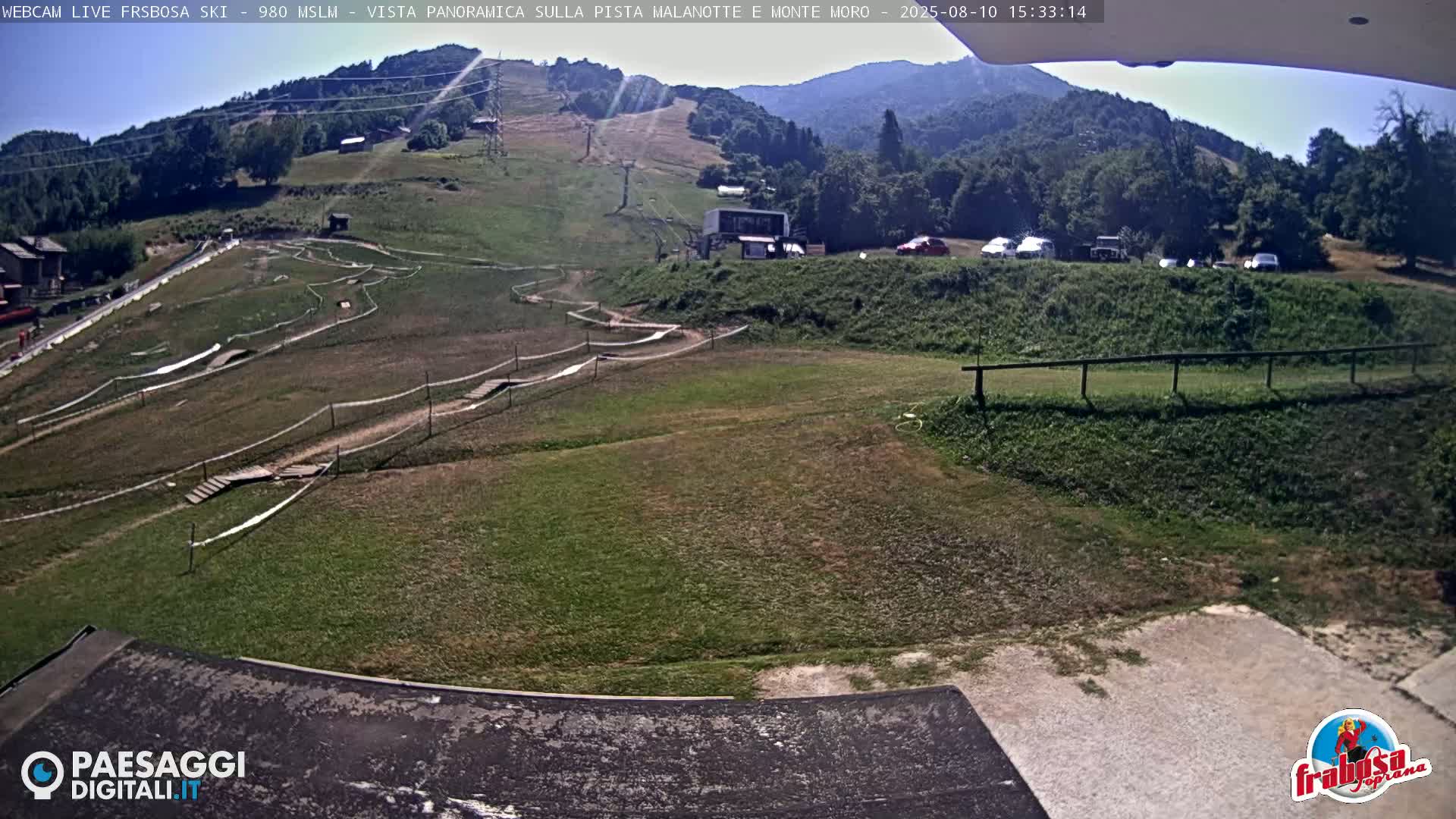 Frabosa , Prato Nevoso Village & Ski Slopes Live Cam - Cuneo, Piedmont, Italy
