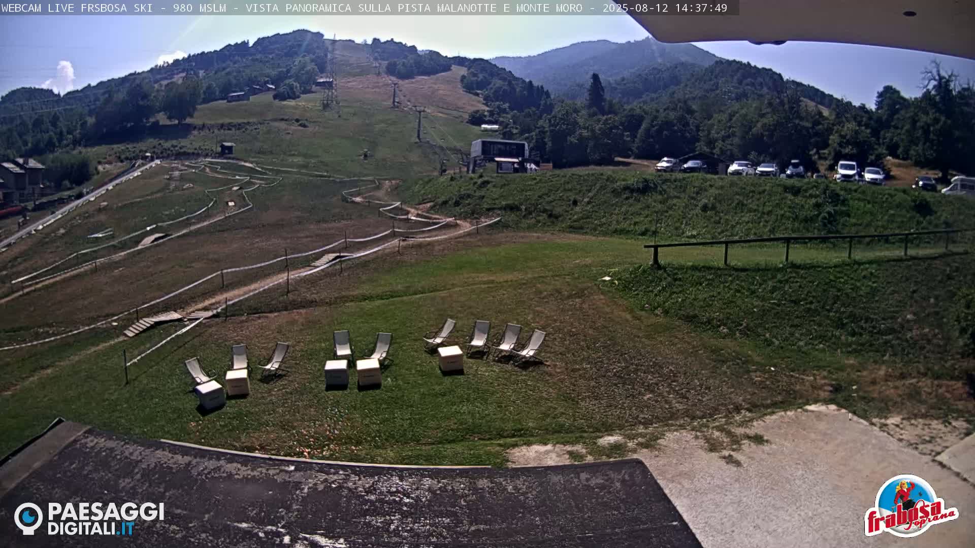 Frabosa , Prato Nevoso Village & Ski Slopes Live Cam - Cuneo, Piedmont, Italy