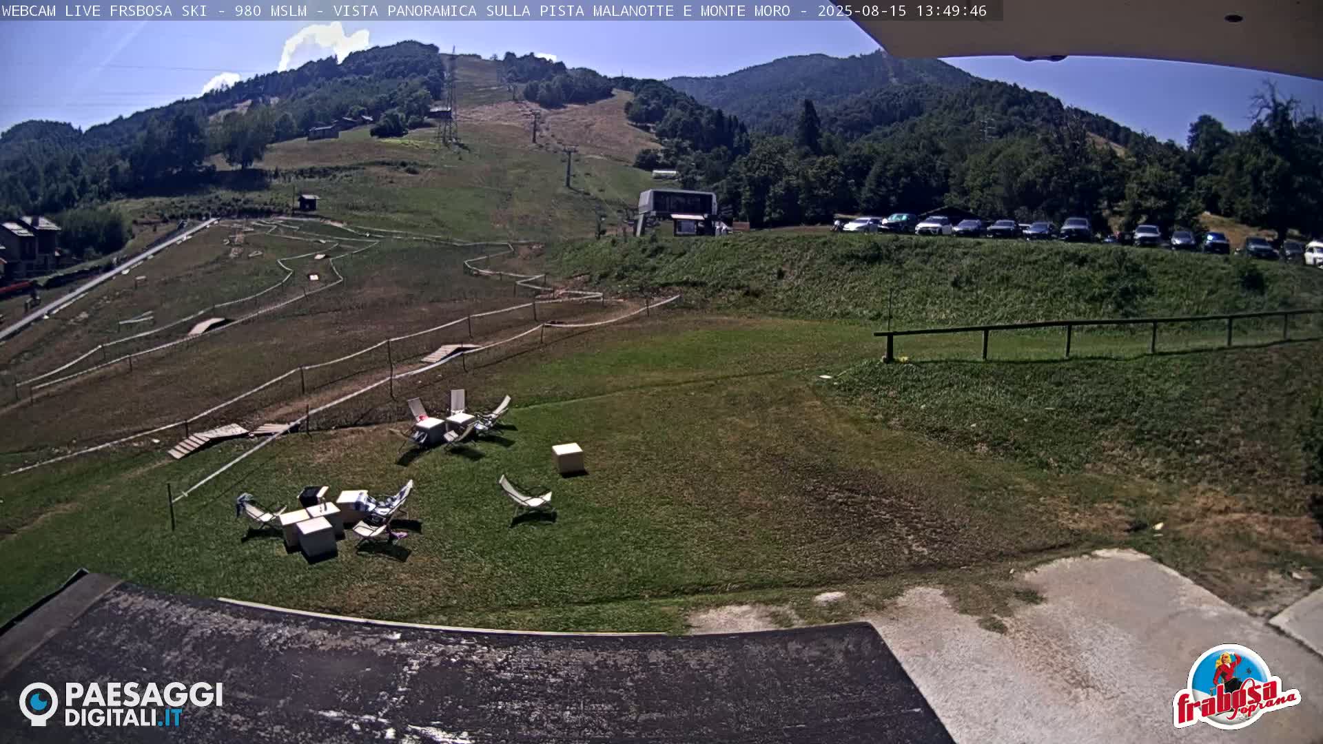 Frabosa , Prato Nevoso Village & Ski Slopes Live Cam - Cuneo, Piedmont, Italy