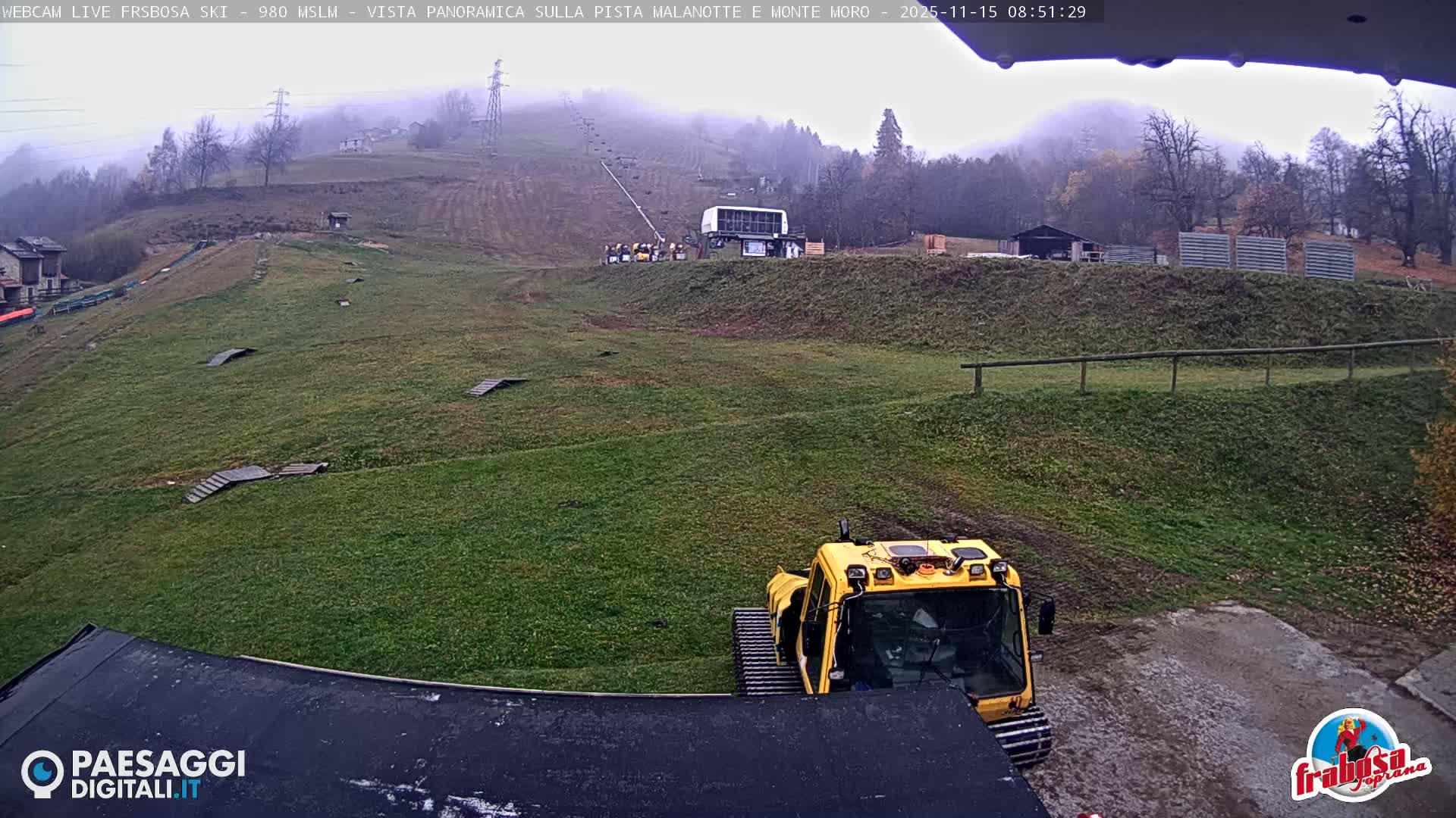 Frabosa , Prato Nevoso Village & Ski Slopes Live Cam - Cuneo, Piedmont, Italy