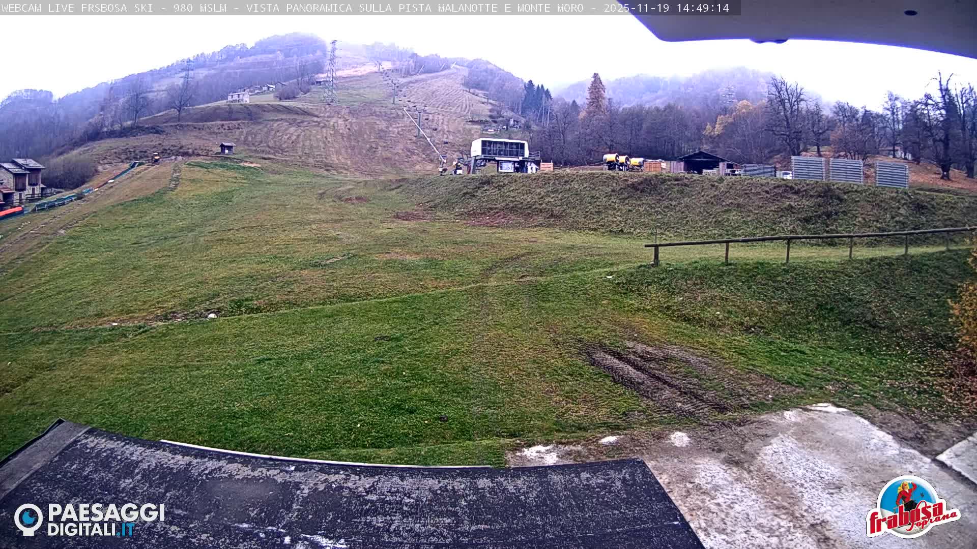 Frabosa , Prato Nevoso Village & Ski Slopes Live Cam - Cuneo, Piedmont, Italy