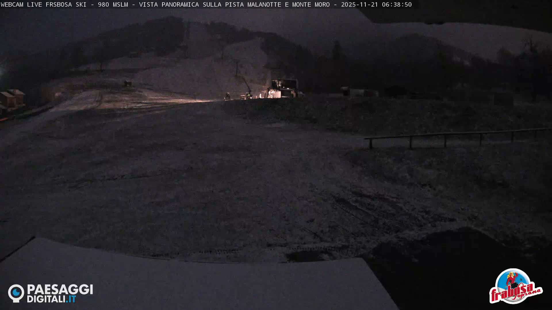 Frabosa , Prato Nevoso Village & Ski Slopes Live Cam - Cuneo, Piedmont, Italy