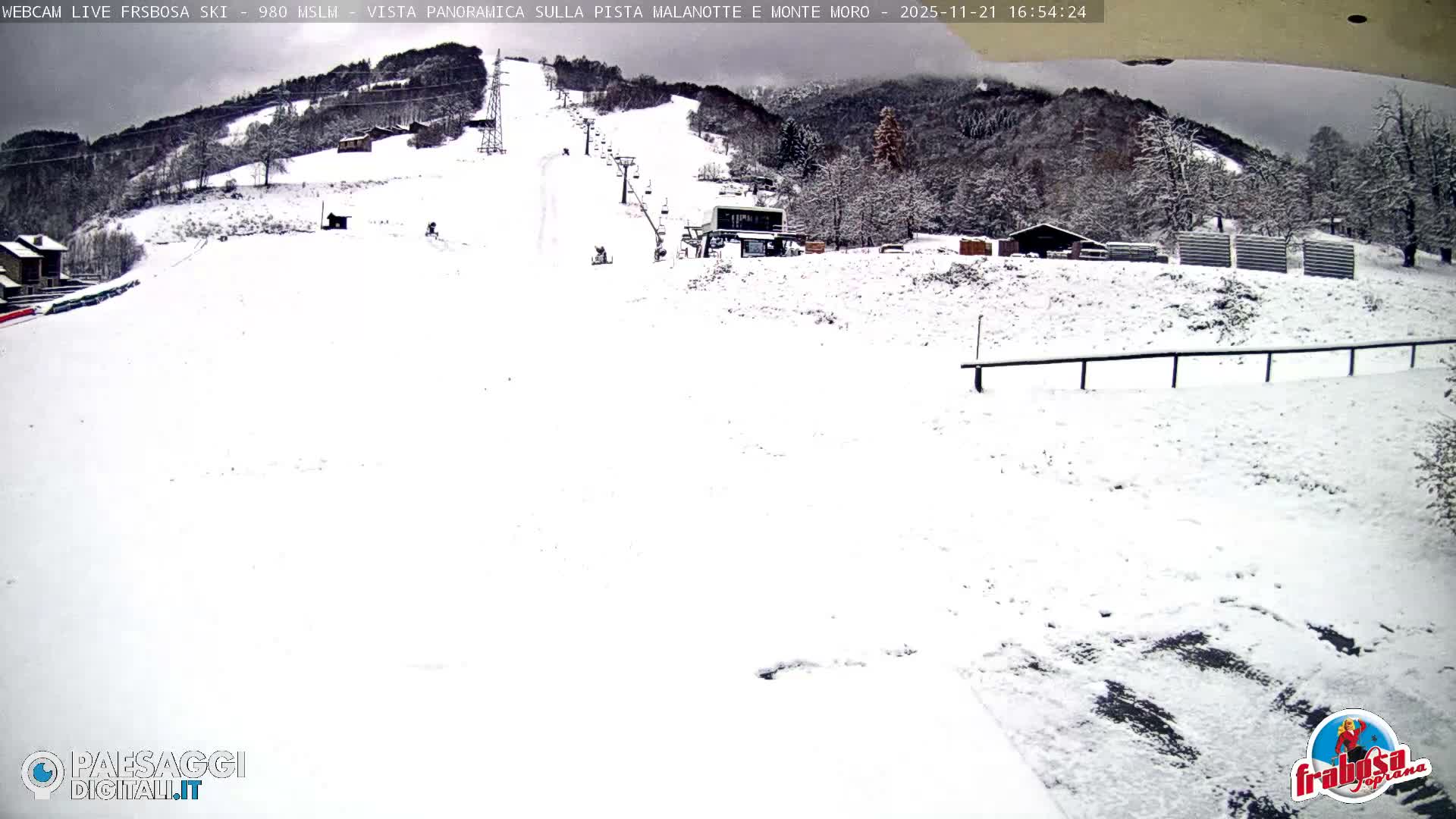 Frabosa , Prato Nevoso Village & Ski Slopes Live Cam - Cuneo, Piedmont, Italy