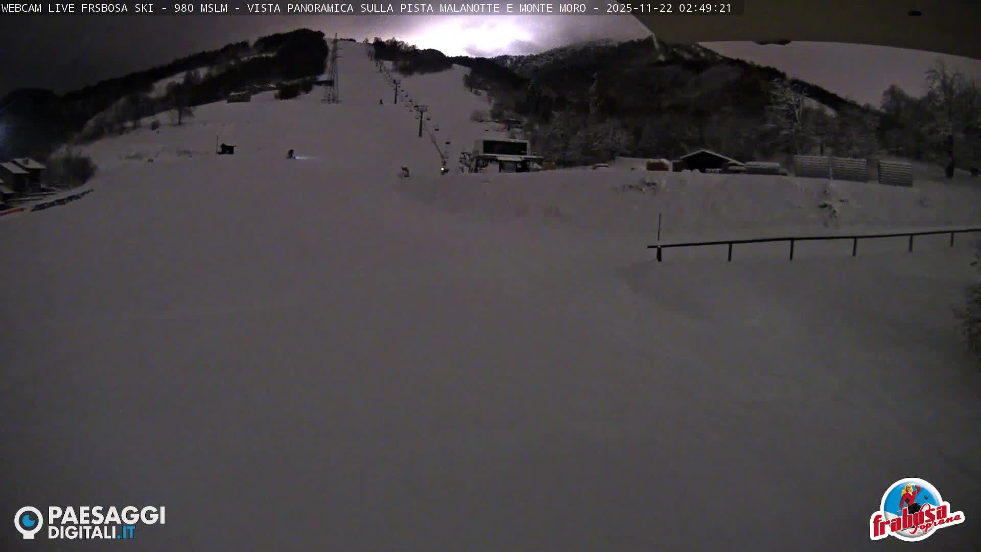 Frabosa , Prato Nevoso Village & Ski Slopes Live Cam - Cuneo, Piedmont, Italy