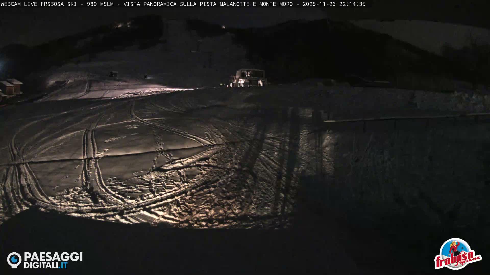 Frabosa , Prato Nevoso Village & Ski Slopes Live Cam - Cuneo, Piedmont, Italy