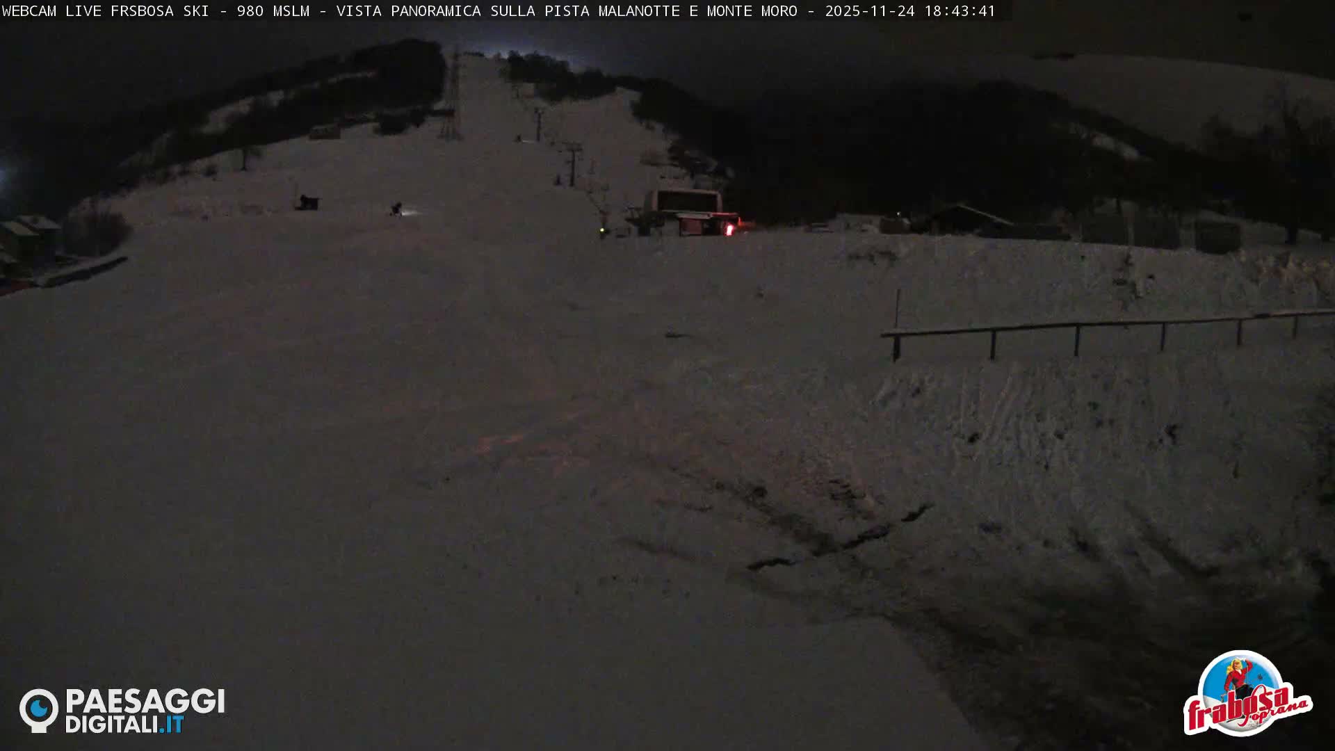 Frabosa , Prato Nevoso Village & Ski Slopes Live Cam - Cuneo, Piedmont, Italy