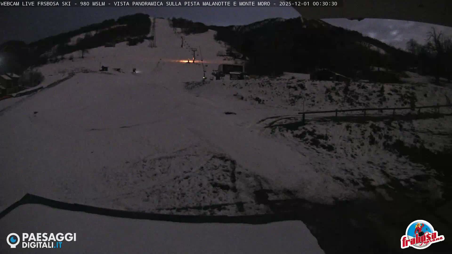Frabosa , Prato Nevoso Village & Ski Slopes Live Cam - Cuneo, Piedmont, Italy
