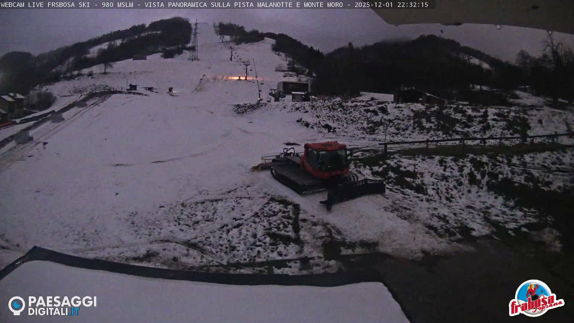 Frabosa , Prato Nevoso Village & Ski Slopes Live Cam - Cuneo, Piedmont, Italy