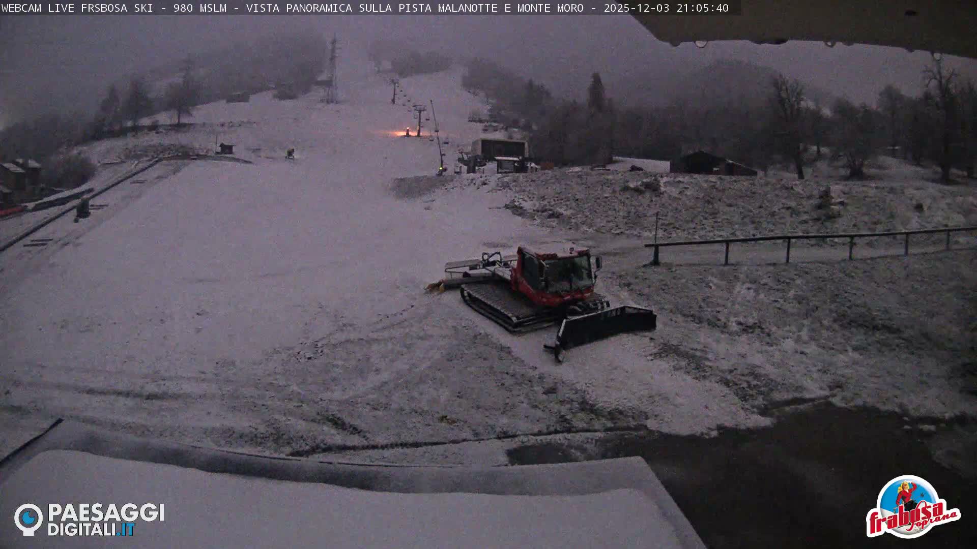 Frabosa , Prato Nevoso Village & Ski Slopes Live Cam - Cuneo, Piedmont, Italy