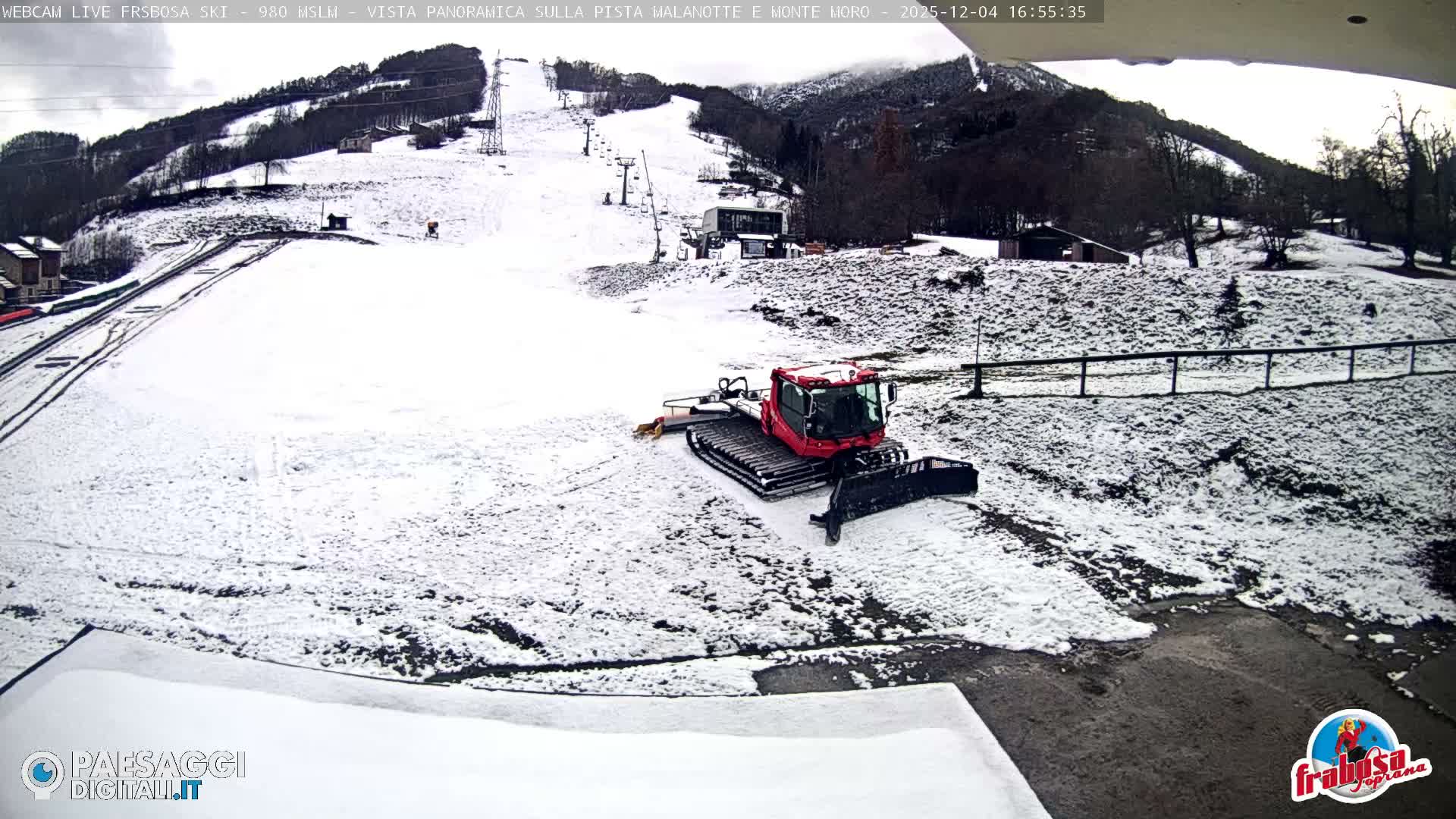 Frabosa , Prato Nevoso Village & Ski Slopes Live Cam - Cuneo, Piedmont, Italy