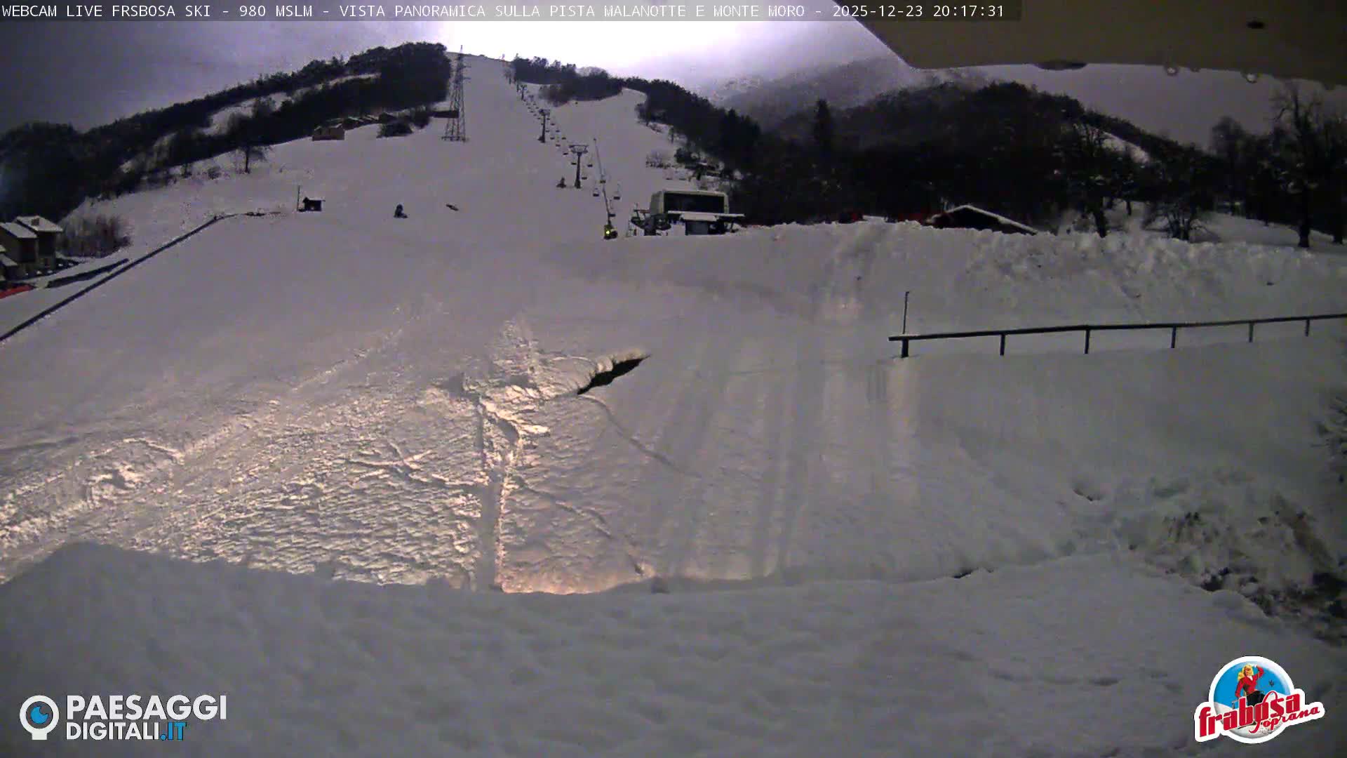 Frabosa , Prato Nevoso Village & Ski Slopes Live Cam - Cuneo, Piedmont, Italy