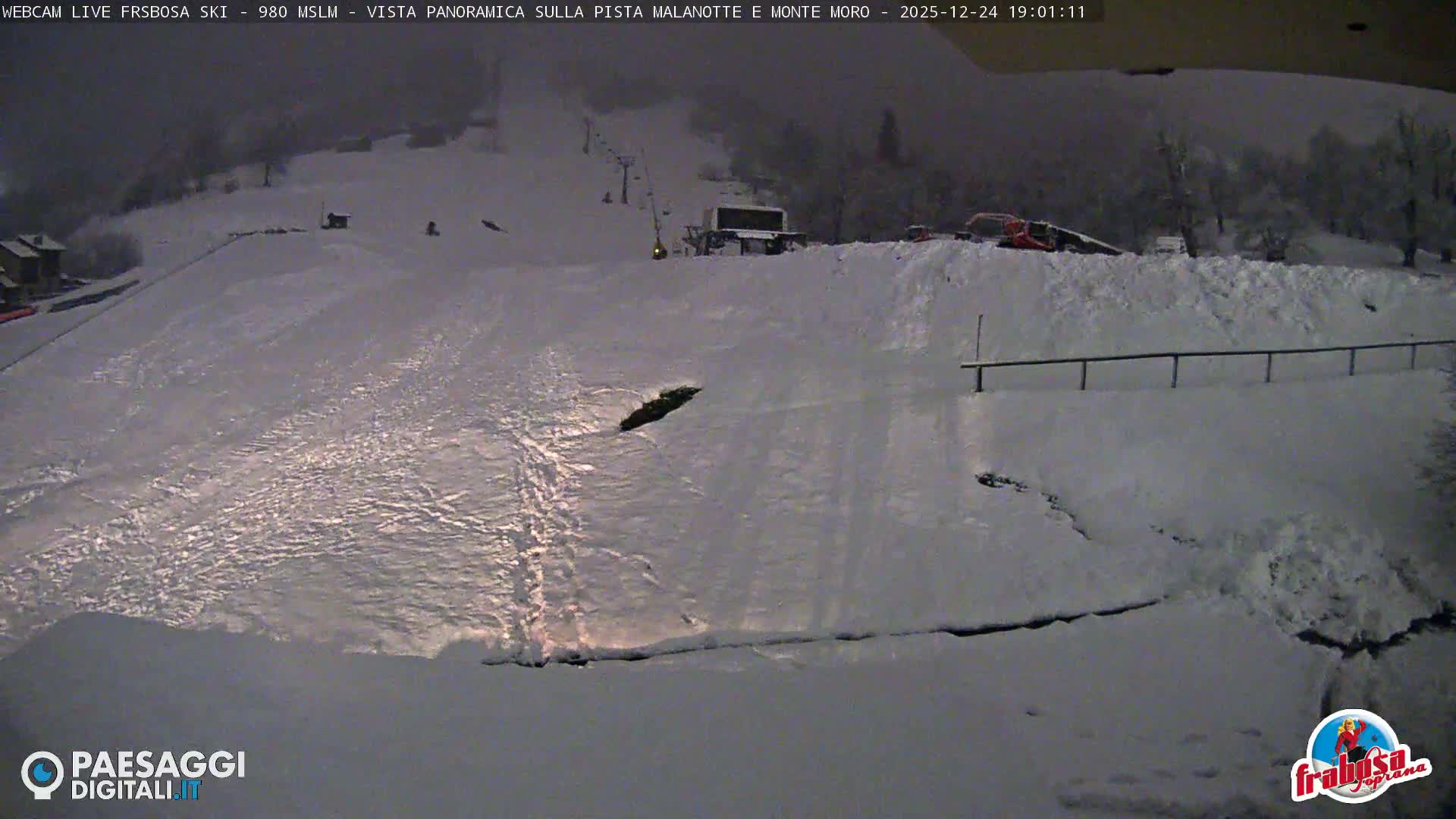 Frabosa , Prato Nevoso Village & Ski Slopes Live Cam - Cuneo, Piedmont, Italy