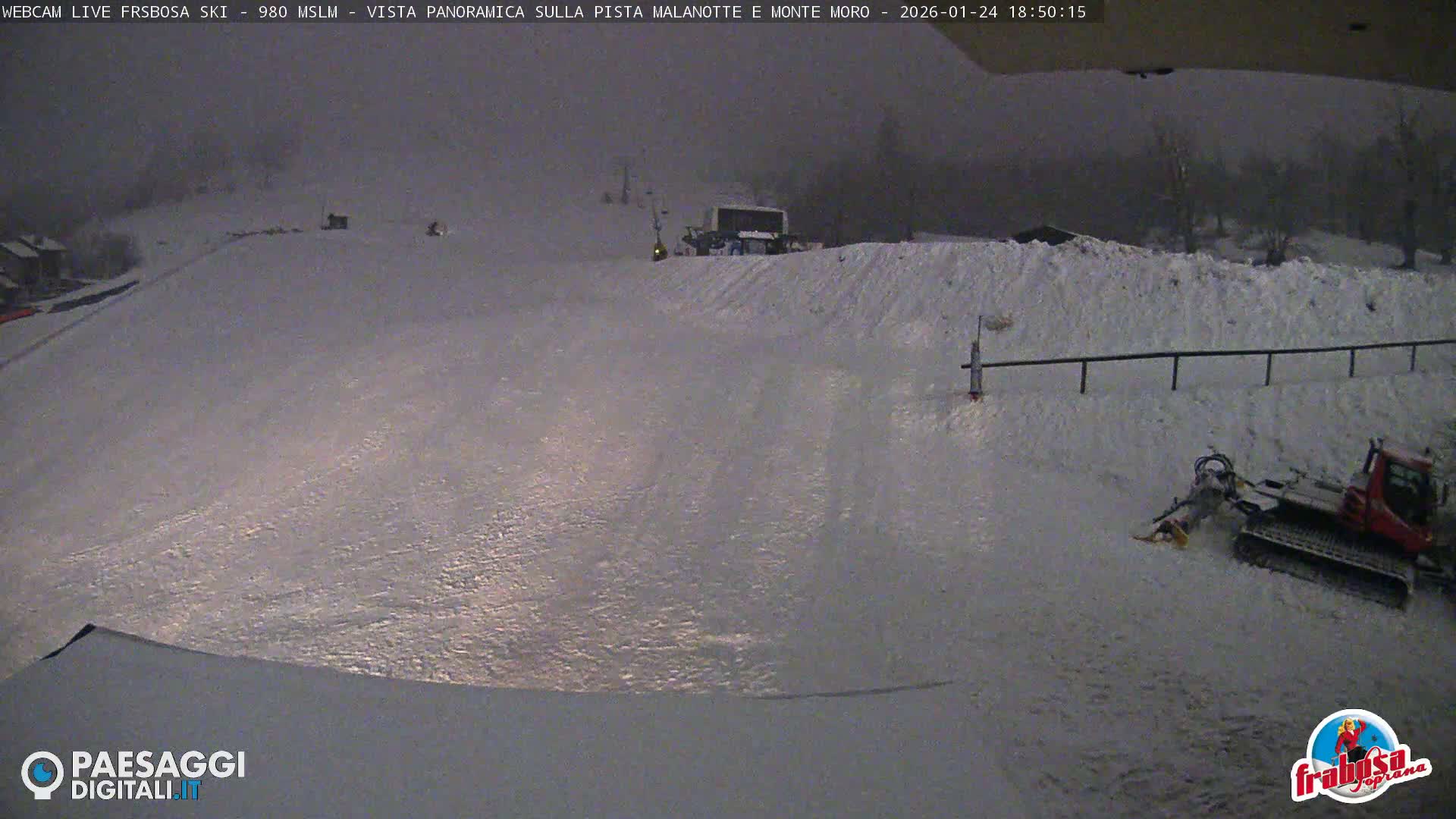 Frabosa , Prato Nevoso Village & Ski Slopes Live Cam - Cuneo, Piedmont, Italy