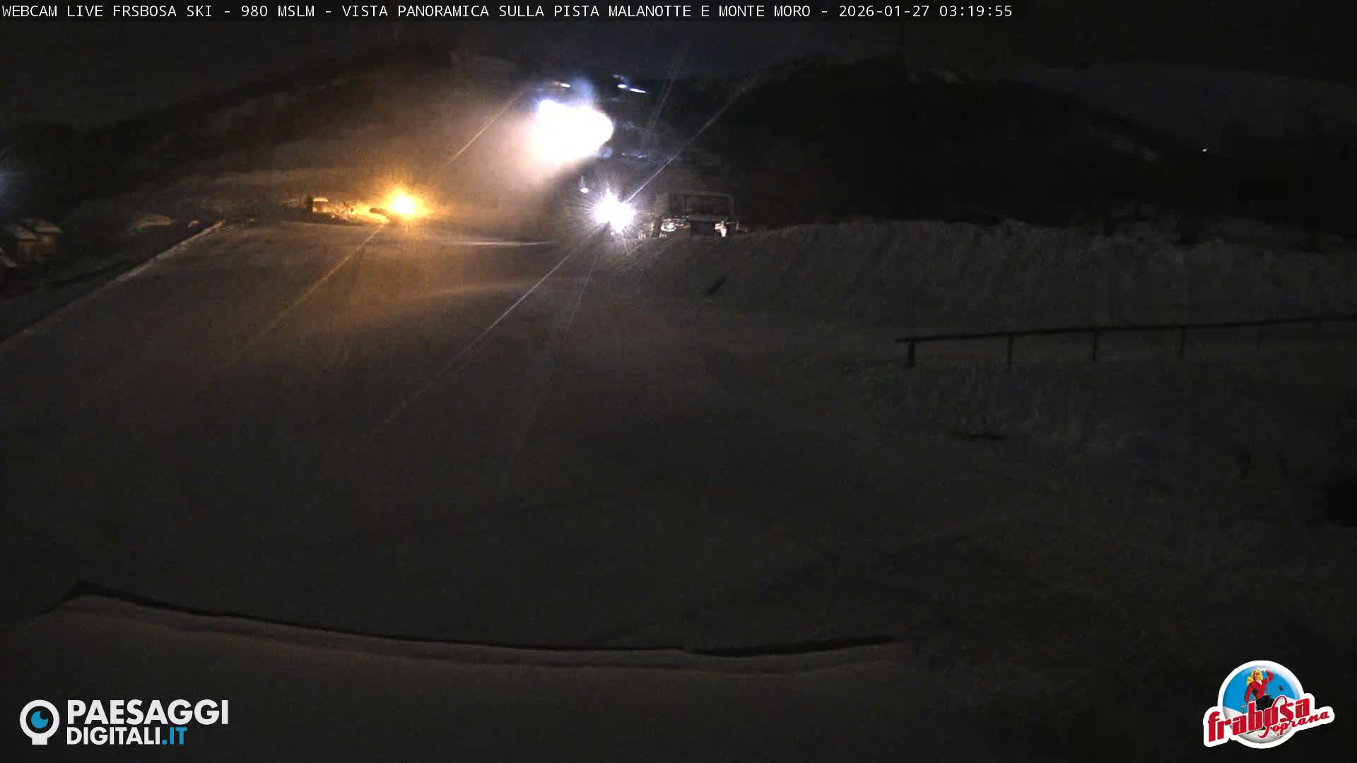 Frabosa , Prato Nevoso Village & Ski Slopes Live Cam - Cuneo, Piedmont, Italy